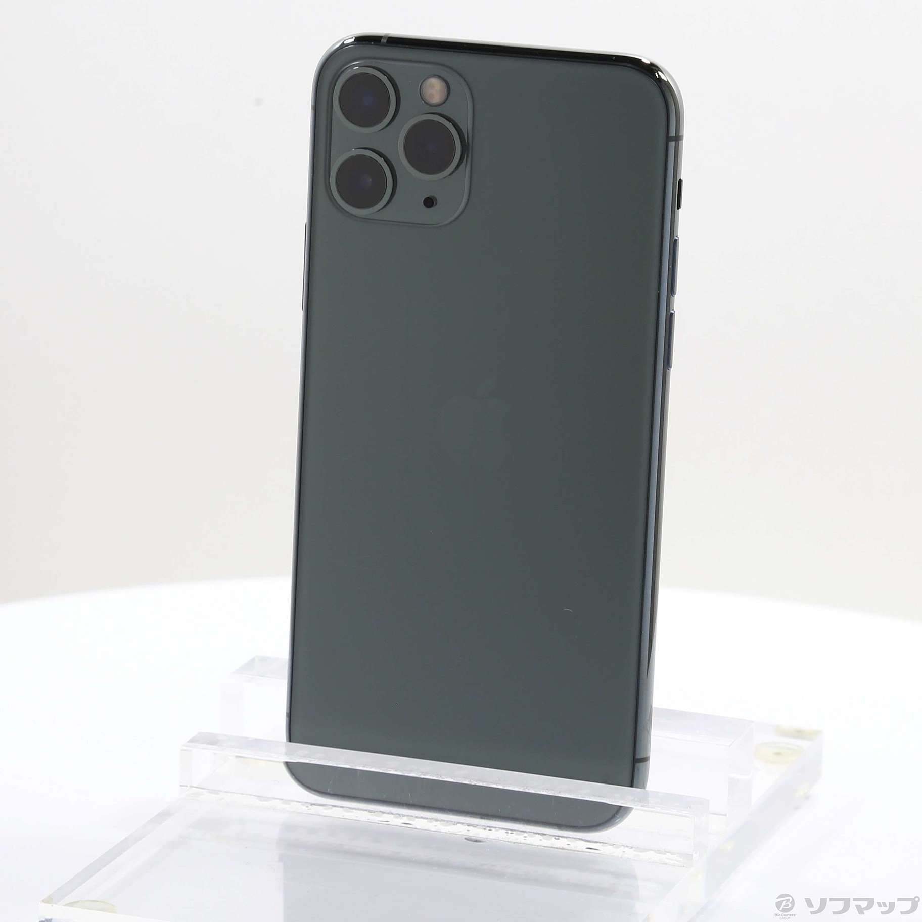 中古】iPhone11 Pro 256GB ミッドナイトグリーン MWCC2J／A SIMフリー 