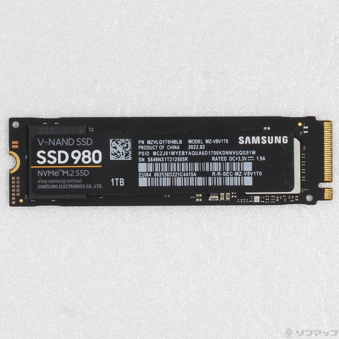 中古】NVMe M.2 SSD 980 MZ-V8V1T0B／IT [2133052408093] - リコレ