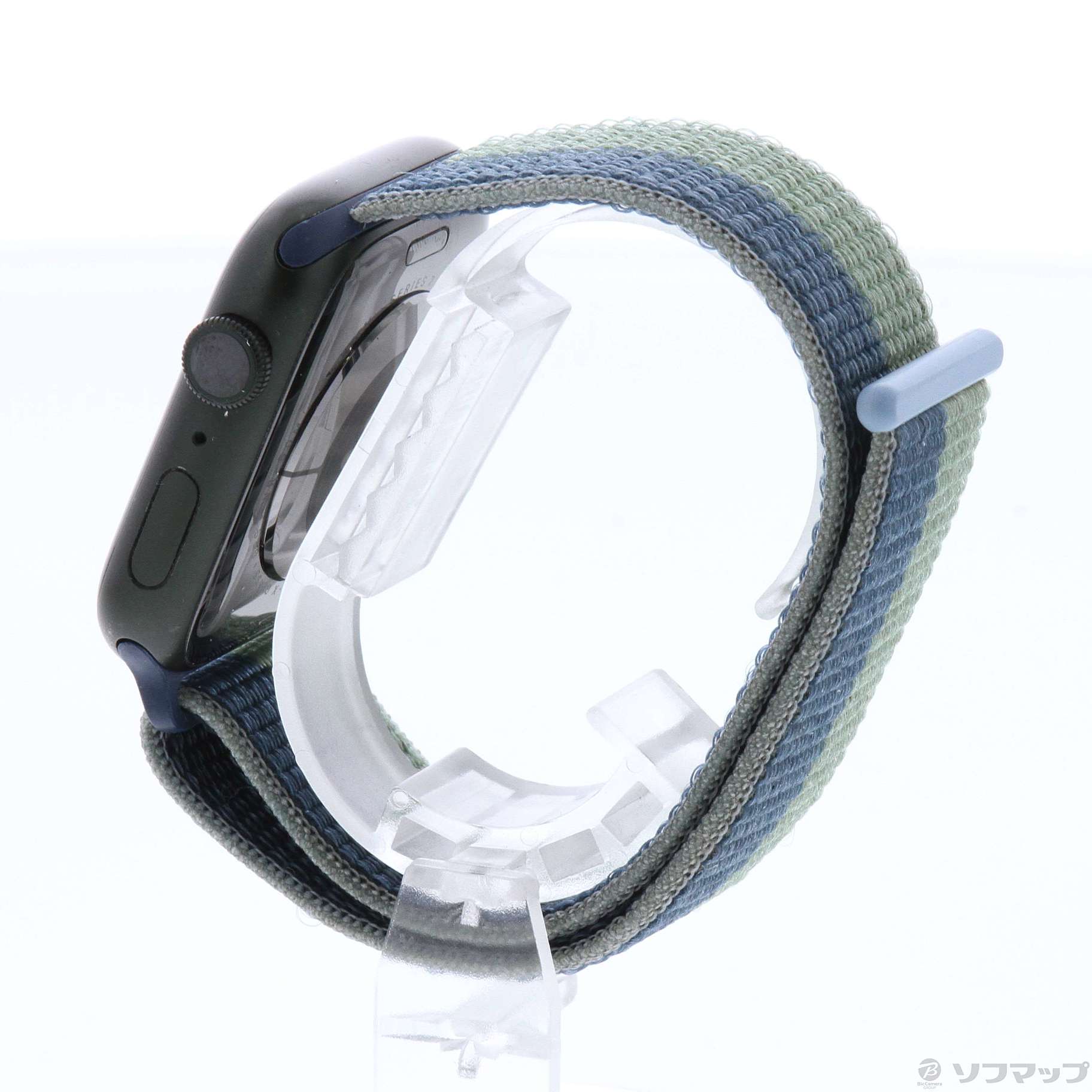 Apple Watch Series 7 GPS 45mm グリーンアルミニウムケース アビスブルー／モスグリーンスポーツループ