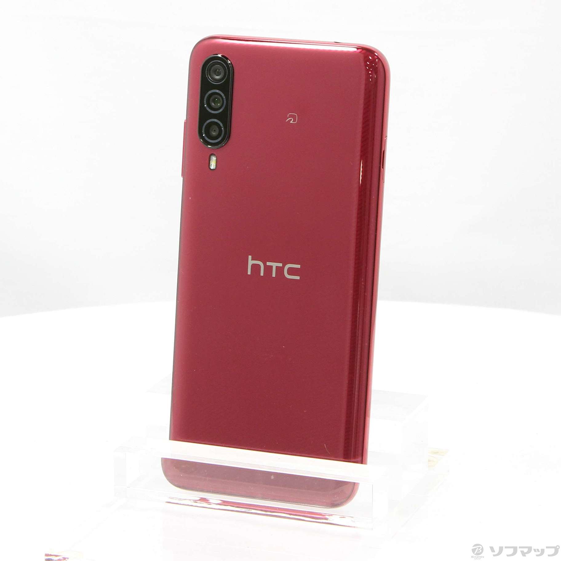 中古】〔展示品〕 HTC Desire 22 pro 128GB サルサ・レッド 99HATD003