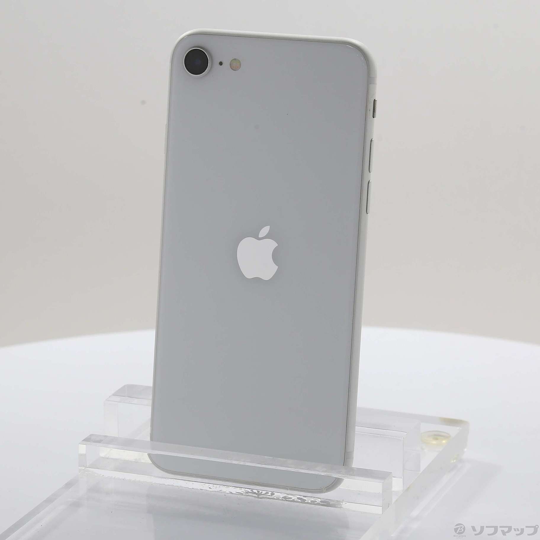 〔中古品〕 iPhone SE 第2世代 64GB ホワイト MX9T2J／A SIMフリー 〔ネットワーク利用制限▲〕  ［4.7インチ液晶／Apple A13］