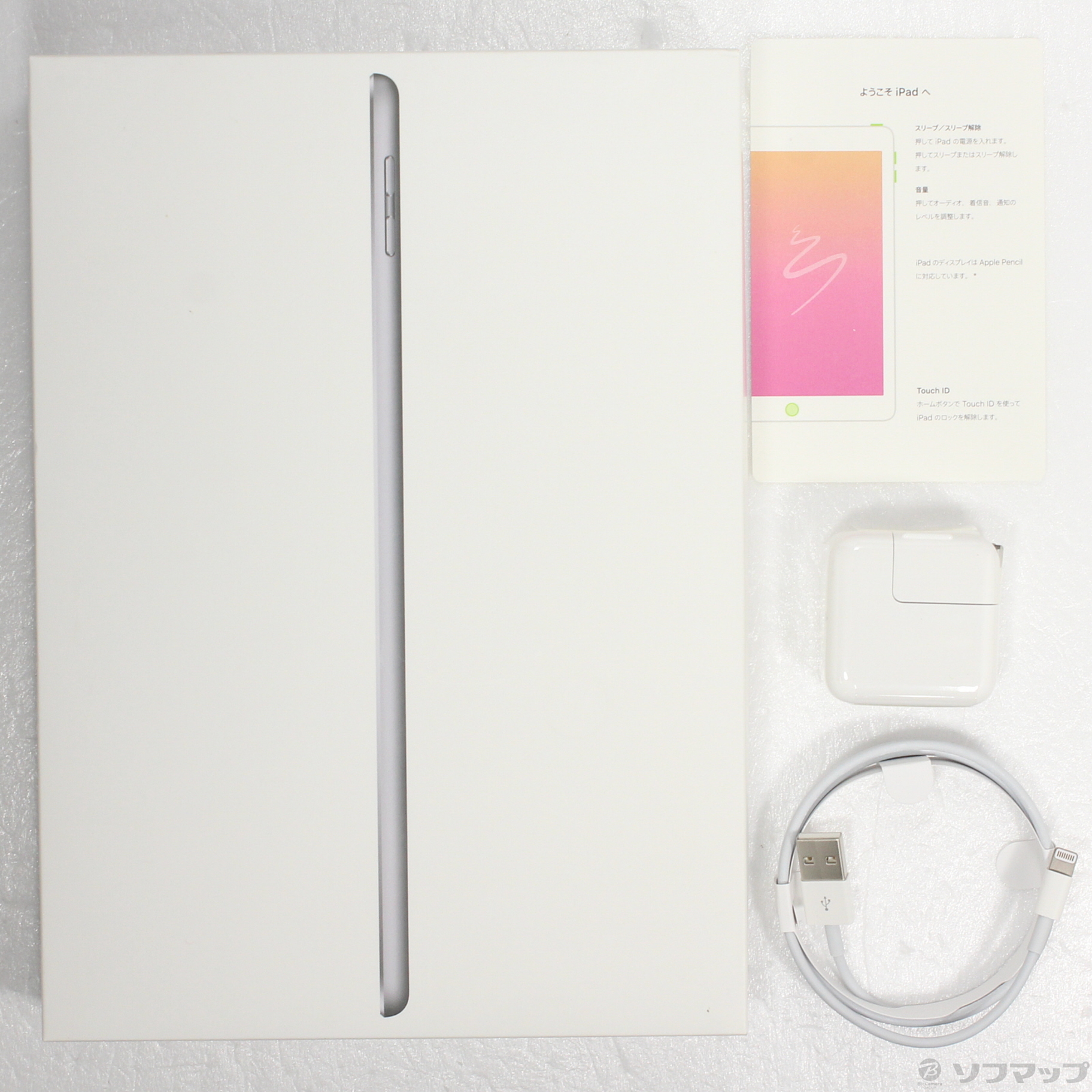 中古】iPad 第6世代 128GB スペースグレイ MR7J2J／A Wi-Fi