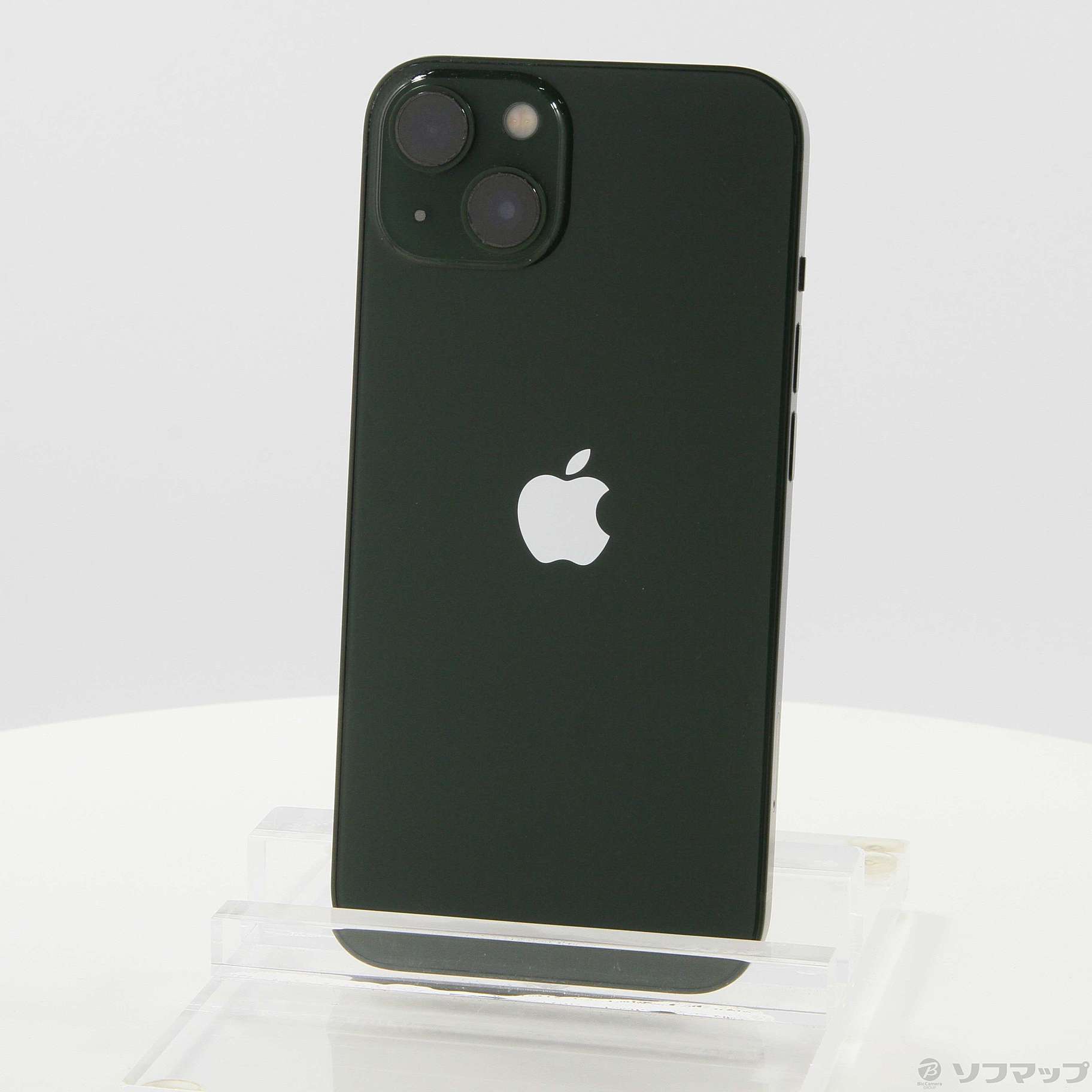 (中古)Apple iPhone13 128GB グリーン MNGG3J/A SIMフリー(252-ud)