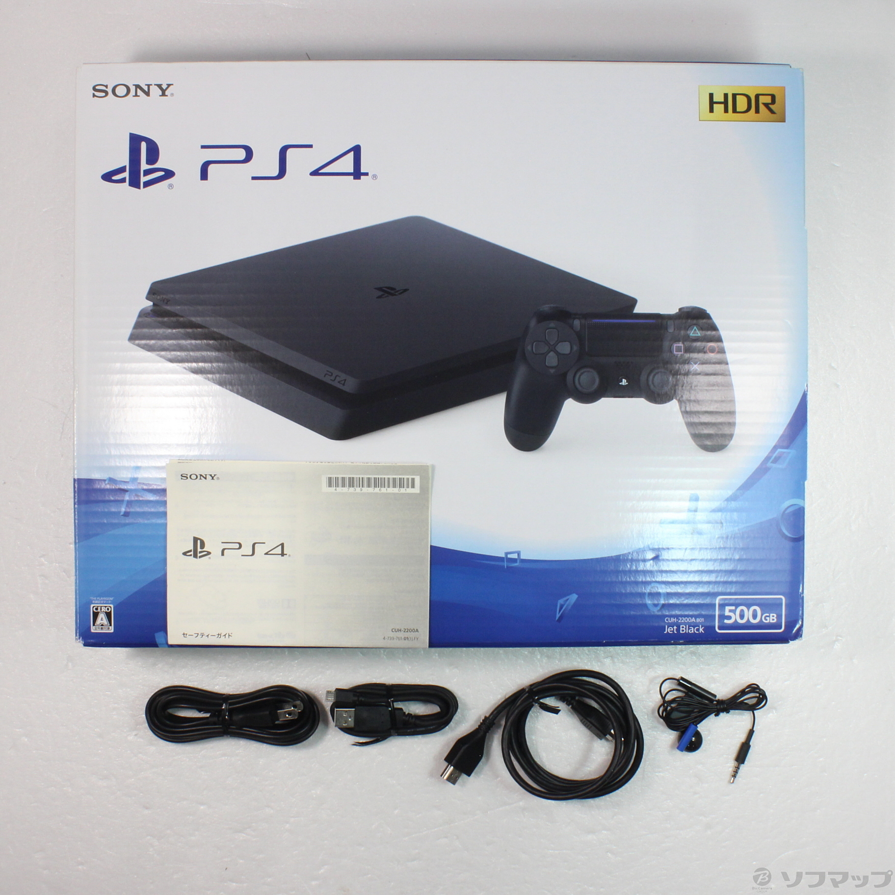 PlayStation 4 ジェット・ブラック 500GB (CUH-2200A-