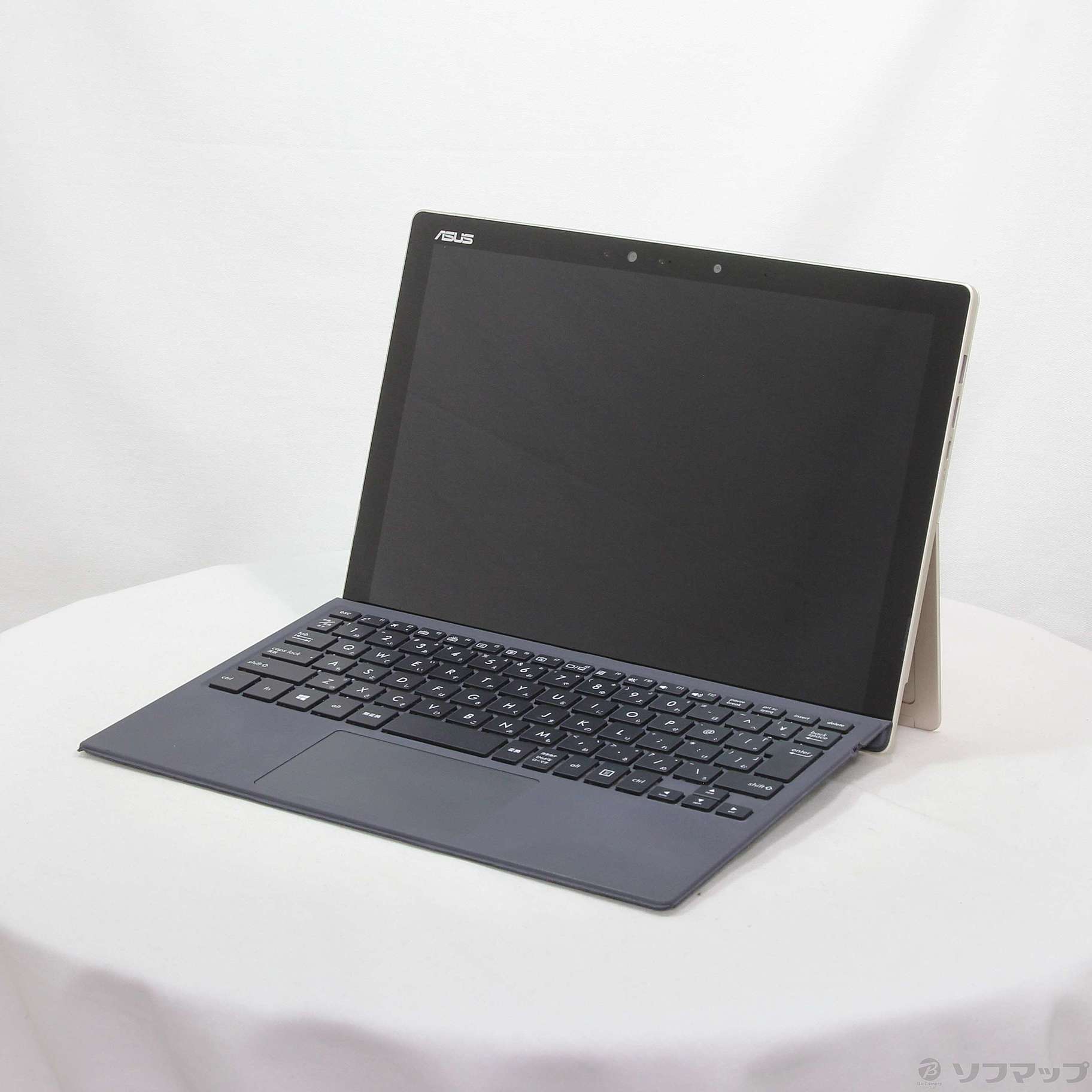 〔中古品（難あり）〕 TransBook 3 T303UA-6200GD シャンパンゴールド ［Core i5 6200U (2.3GHz)／12.6インチワイド／8GB／ストレージ512GB］