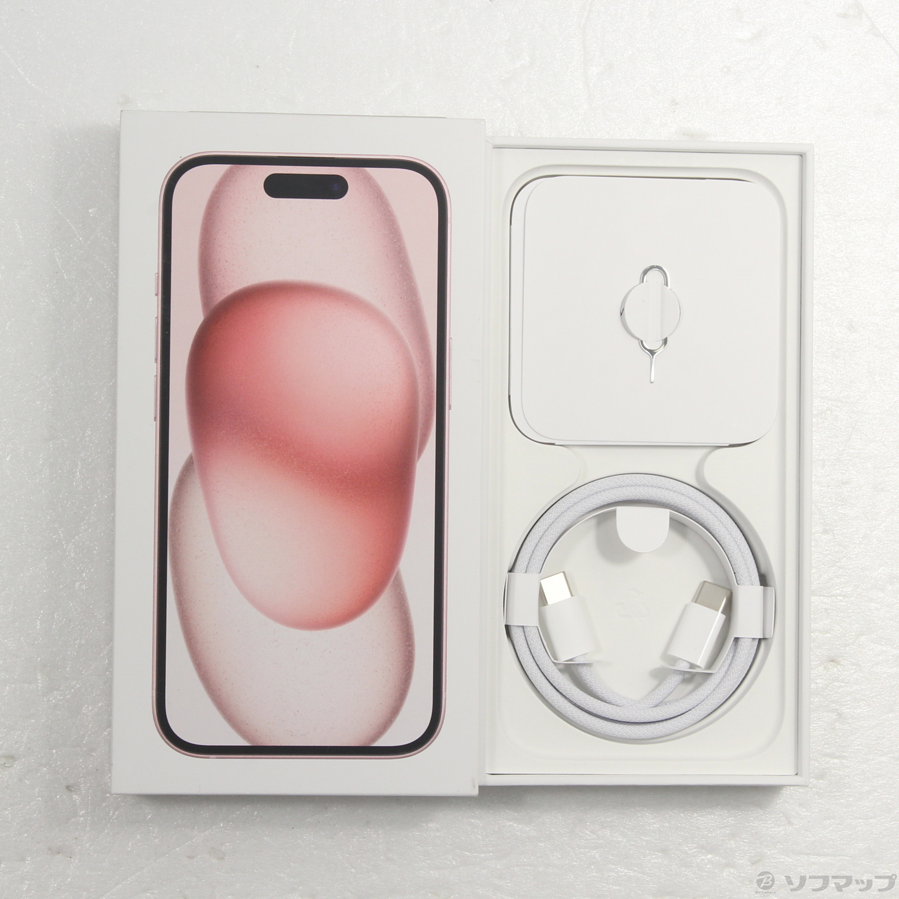 中古】iPhone15 256GB ピンク MTMP3J／A SIMフリー [2133052432586