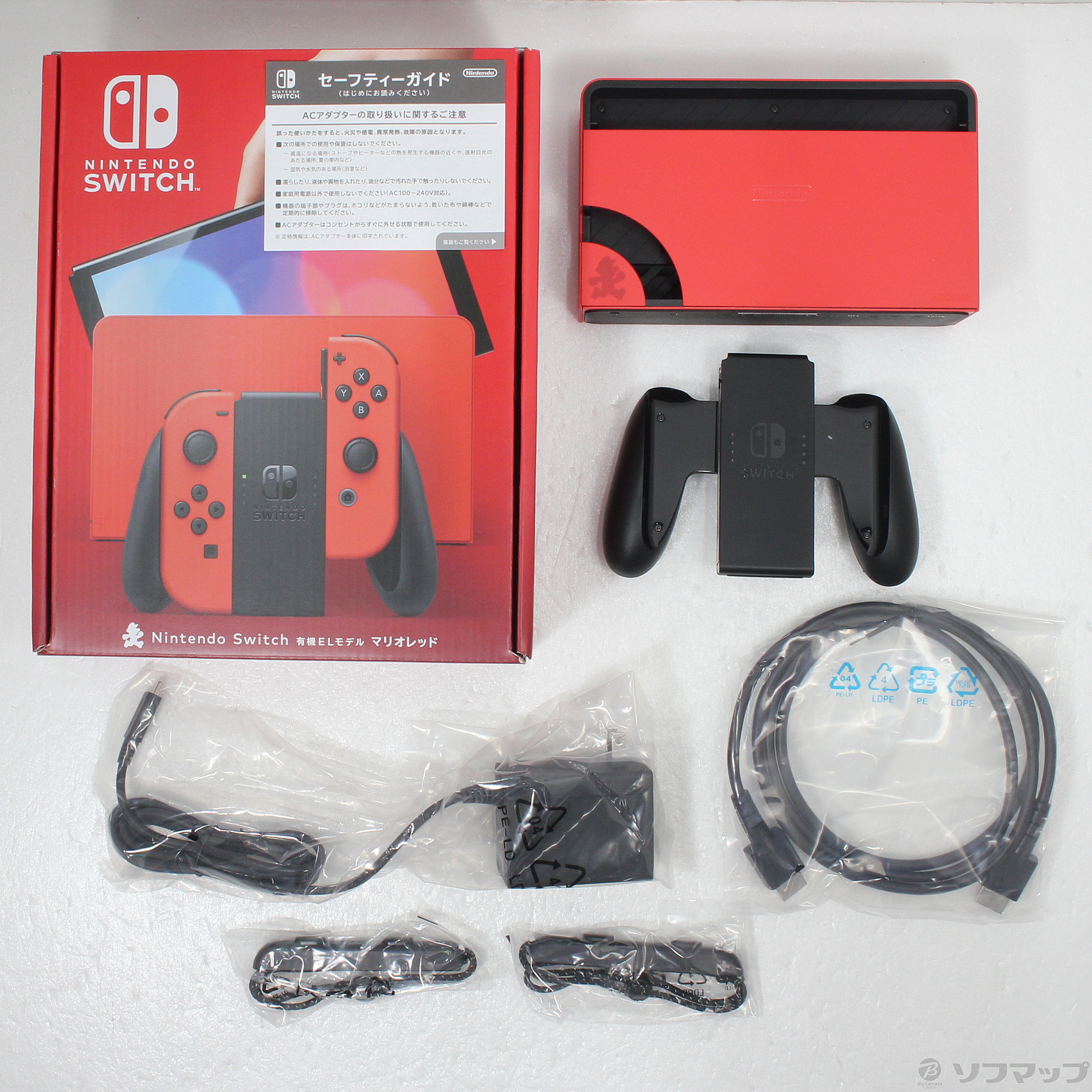 中古品〕 Nintendo Nintendo Switch 有機ELモデル マリオレッド｜の