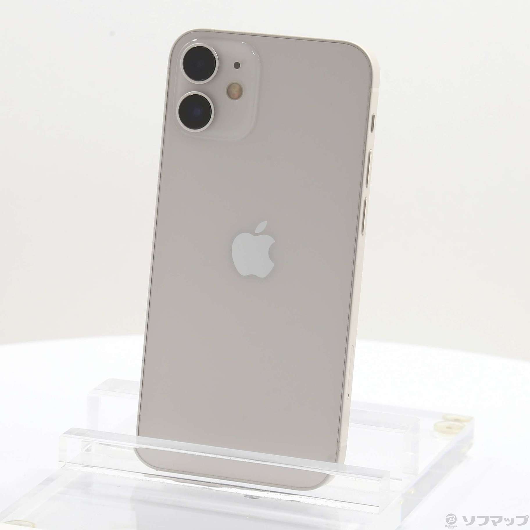 (中古)Apple iPhone12 mini 128GB ホワイト MGDM3J/A SIMフリー(220-ud)