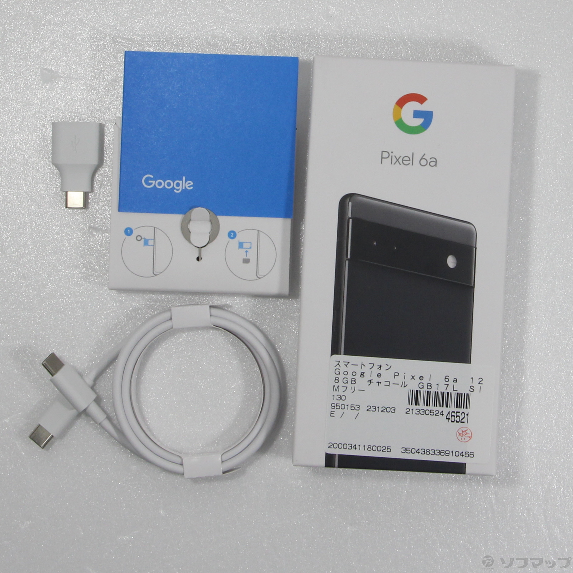 中古】Google Pixel 6a 128GB チャコール GB17L SIMフリー