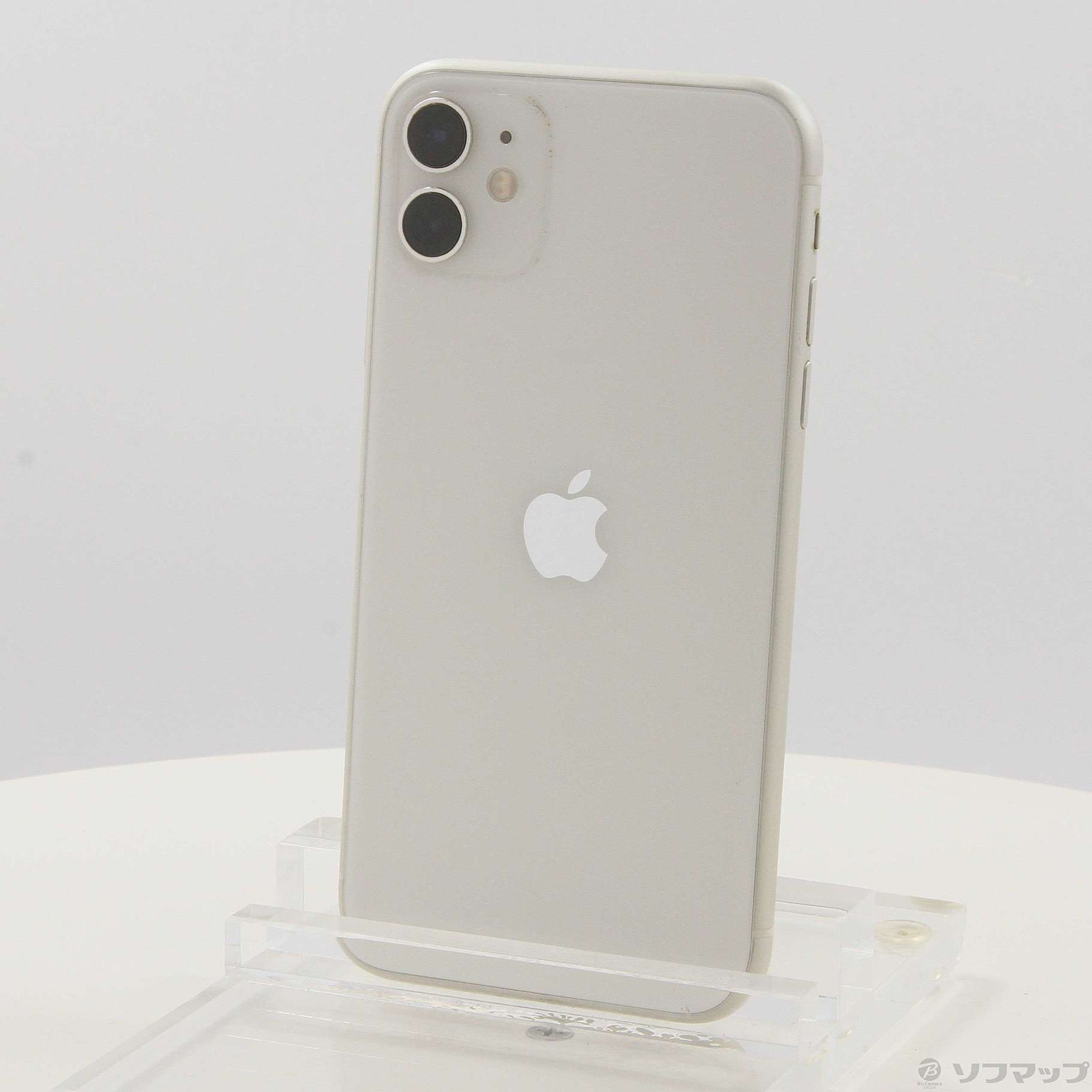 中古】iPhone11 64GB ホワイト MWLU2J／A SIMフリー [2133052450153