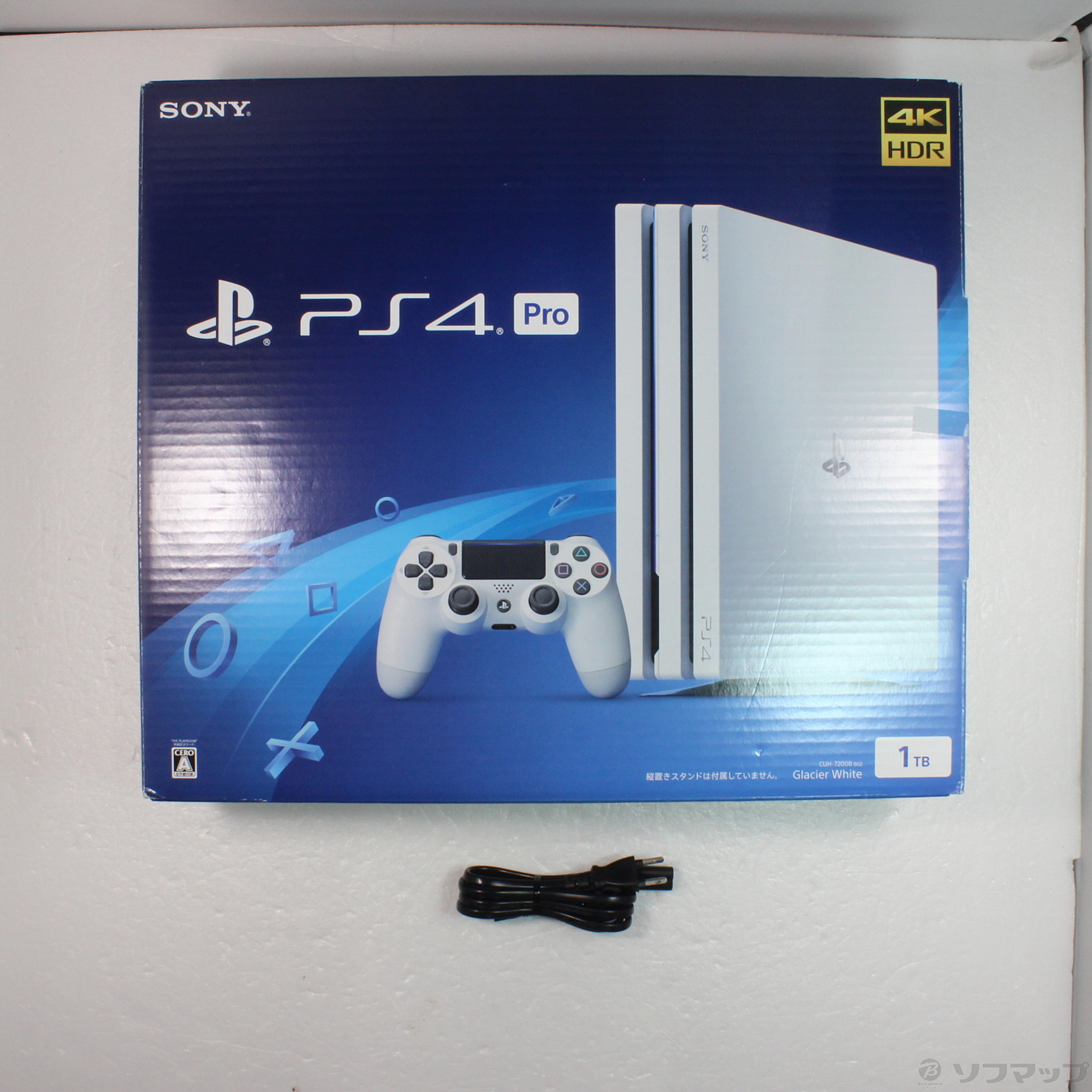 Amazon.co.jp: 【整備済み品】 PlayStation 4 Pro グレイシャー・ホワイト 1TB (CUH-7200BB02)  (整備済み品) : ゲーム