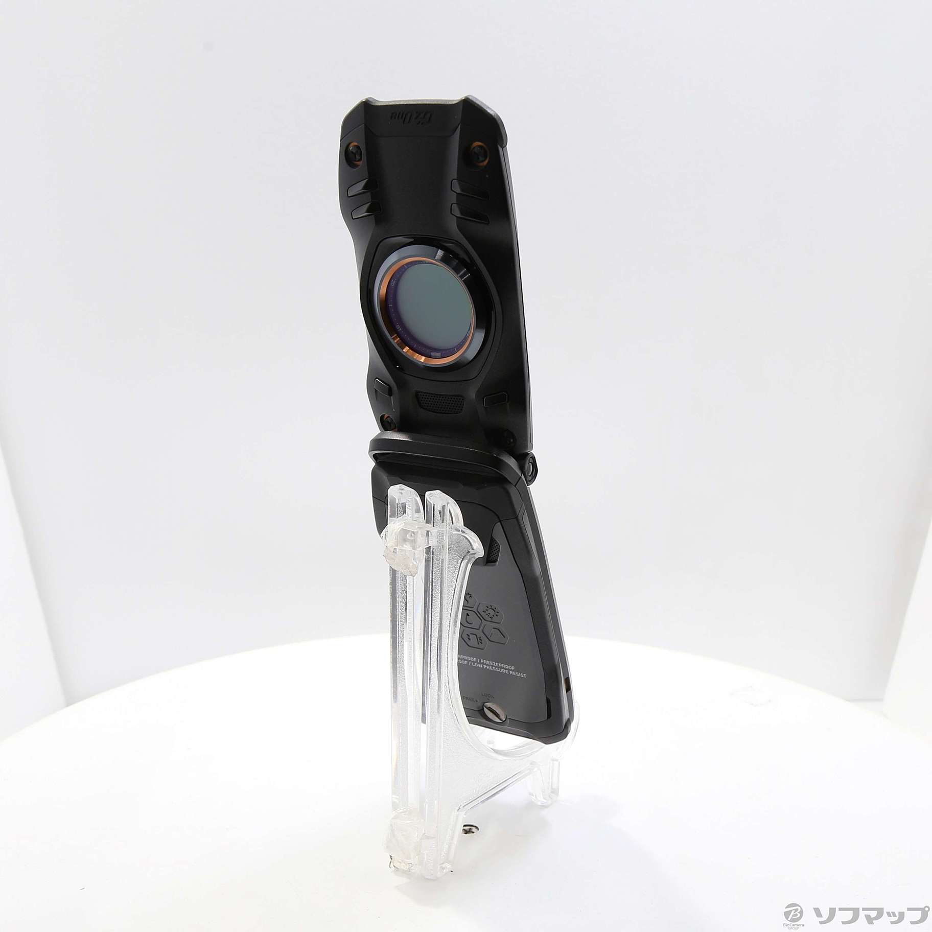 中古】GzOne TYPE-XX KYY31 ソリッドブラック auロック解除SIMフリー