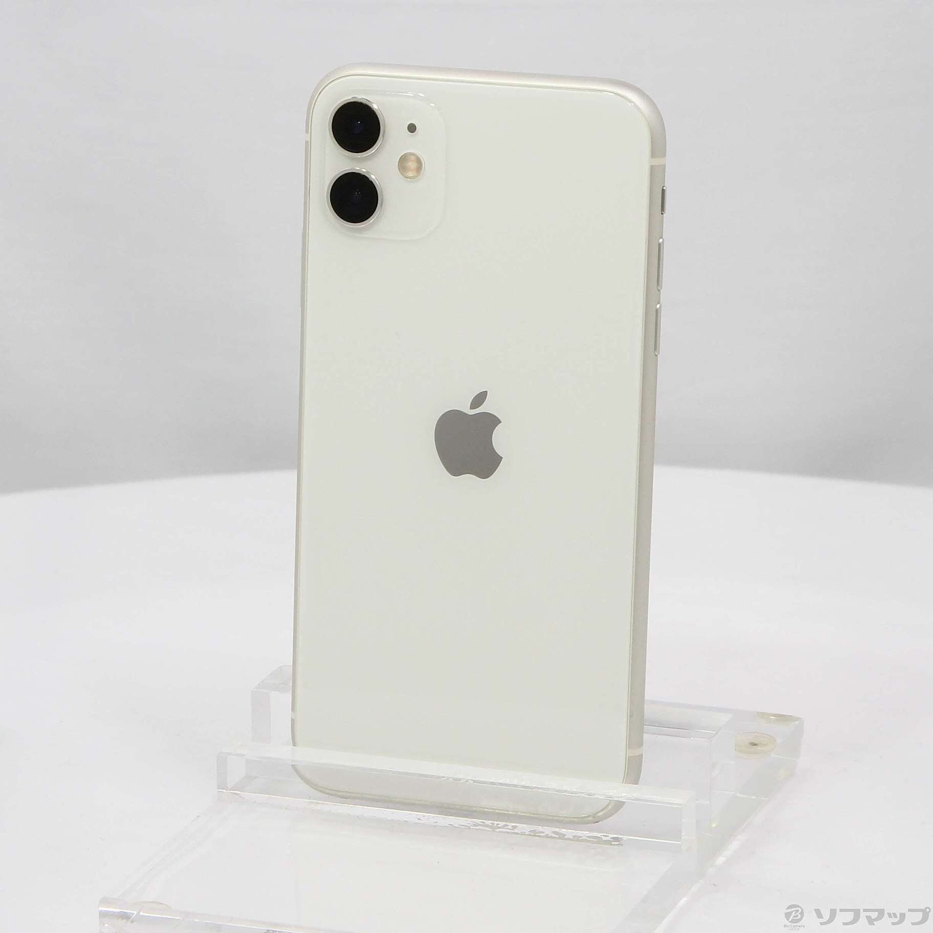 中古】【安心保証】 iPhone11[128GB] SIMフリー MWM22J ホワイト スマートフォン本体