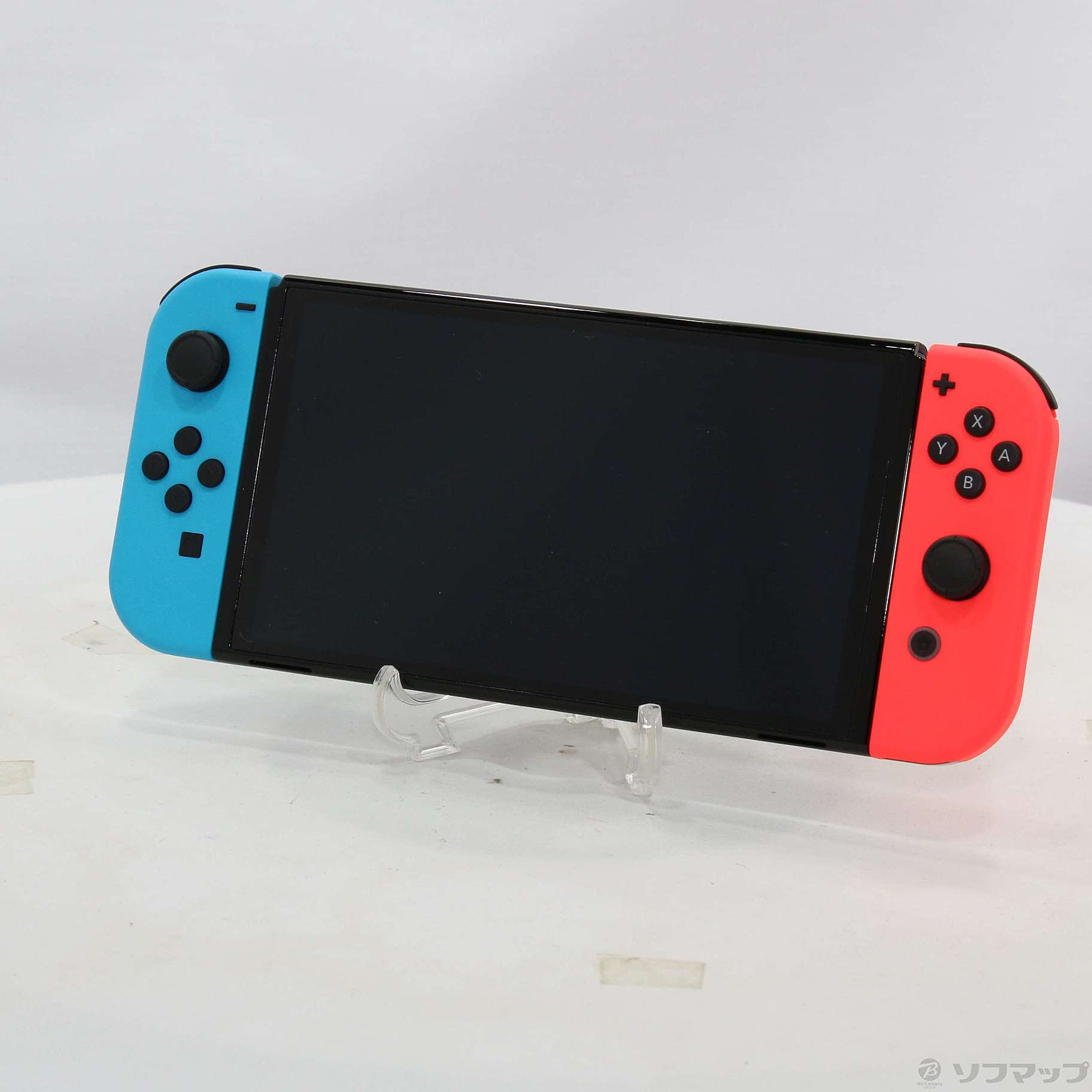 中古】Nintendo Switch 有機ELモデル Joy-Con(L) ネオンブルー／(R 