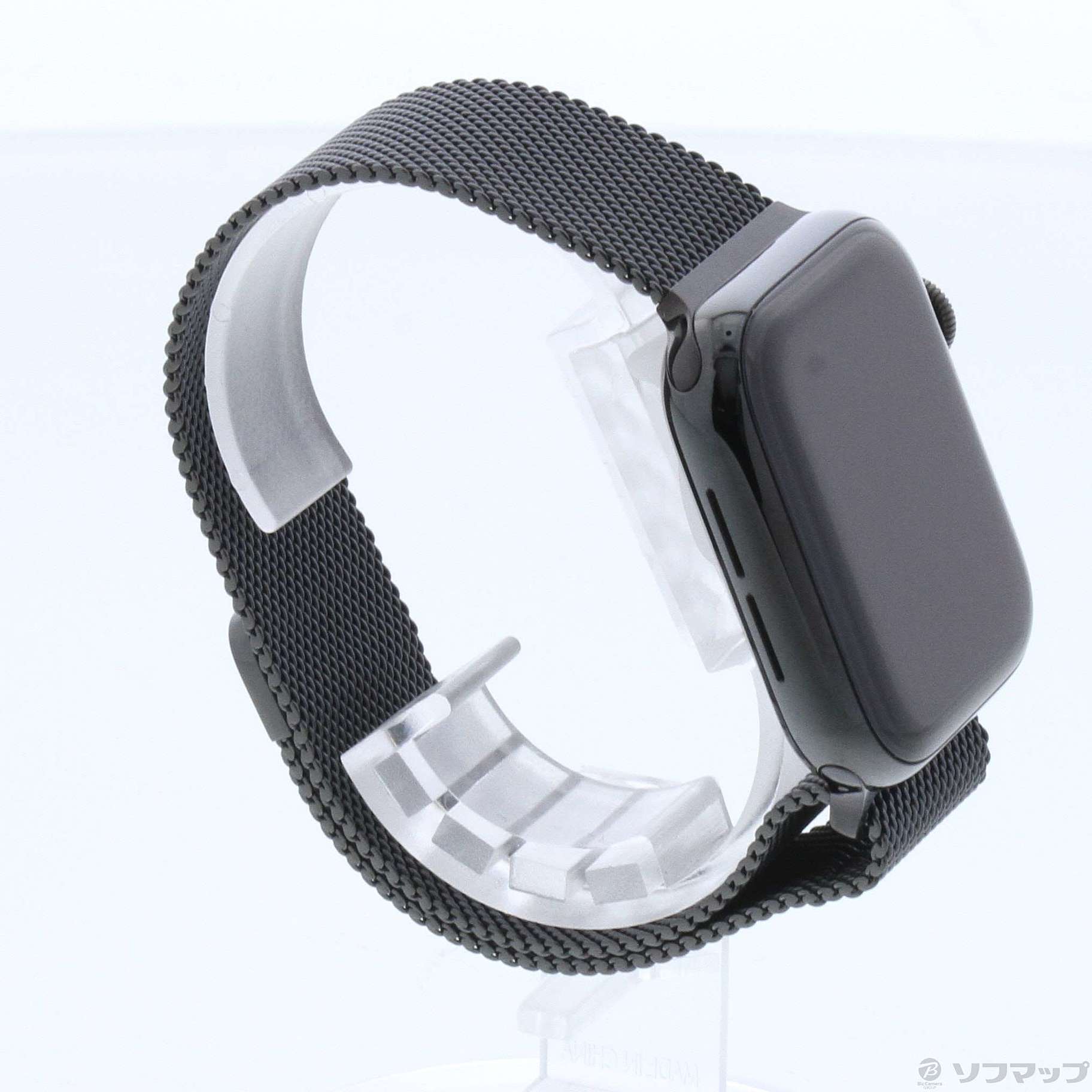 新品未開封】Apple Watch5 ステンレス ブラック ミラネーゼループ ...