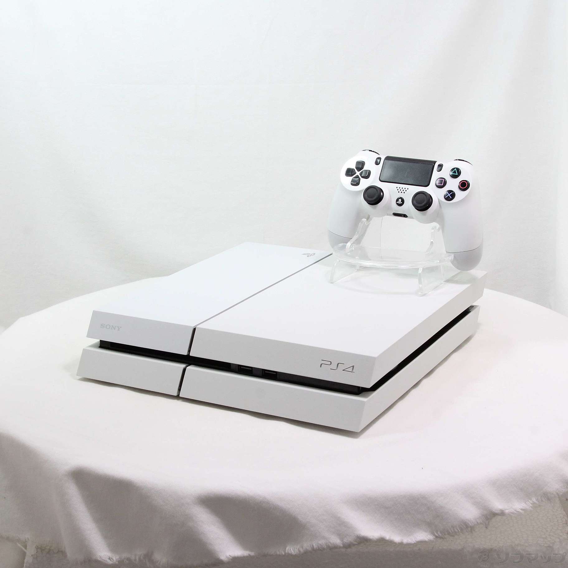 中古】PlayStation 4 グレイシャー・ホワイト CUH-1100AB