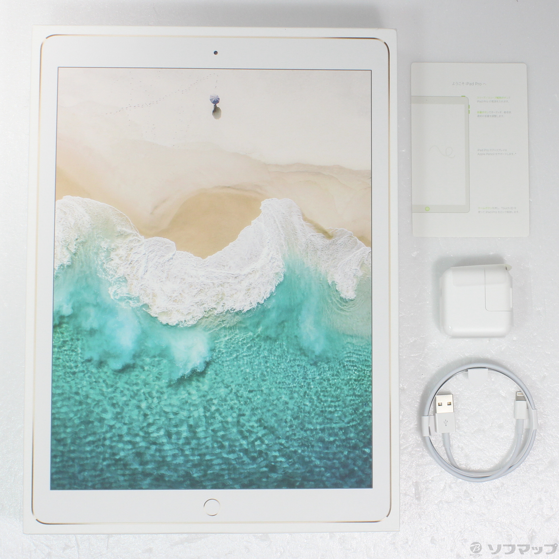 中古】iPad Pro 12.9インチ 第2世代 512GB ゴールド MPL12J／A Wi-Fi 