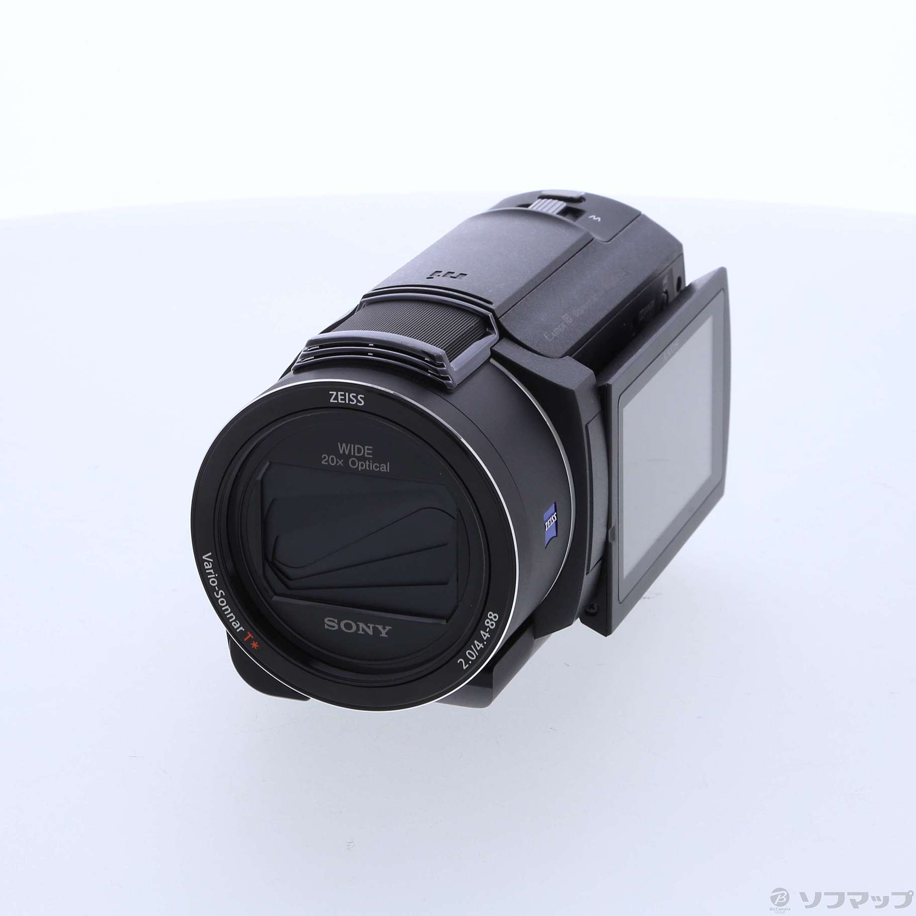 ソニー SONY ビデオカメラ FDR-AX45 4K 64GB 光学20倍 ブラック Handycam FDR-AX45 BC(品) - その他