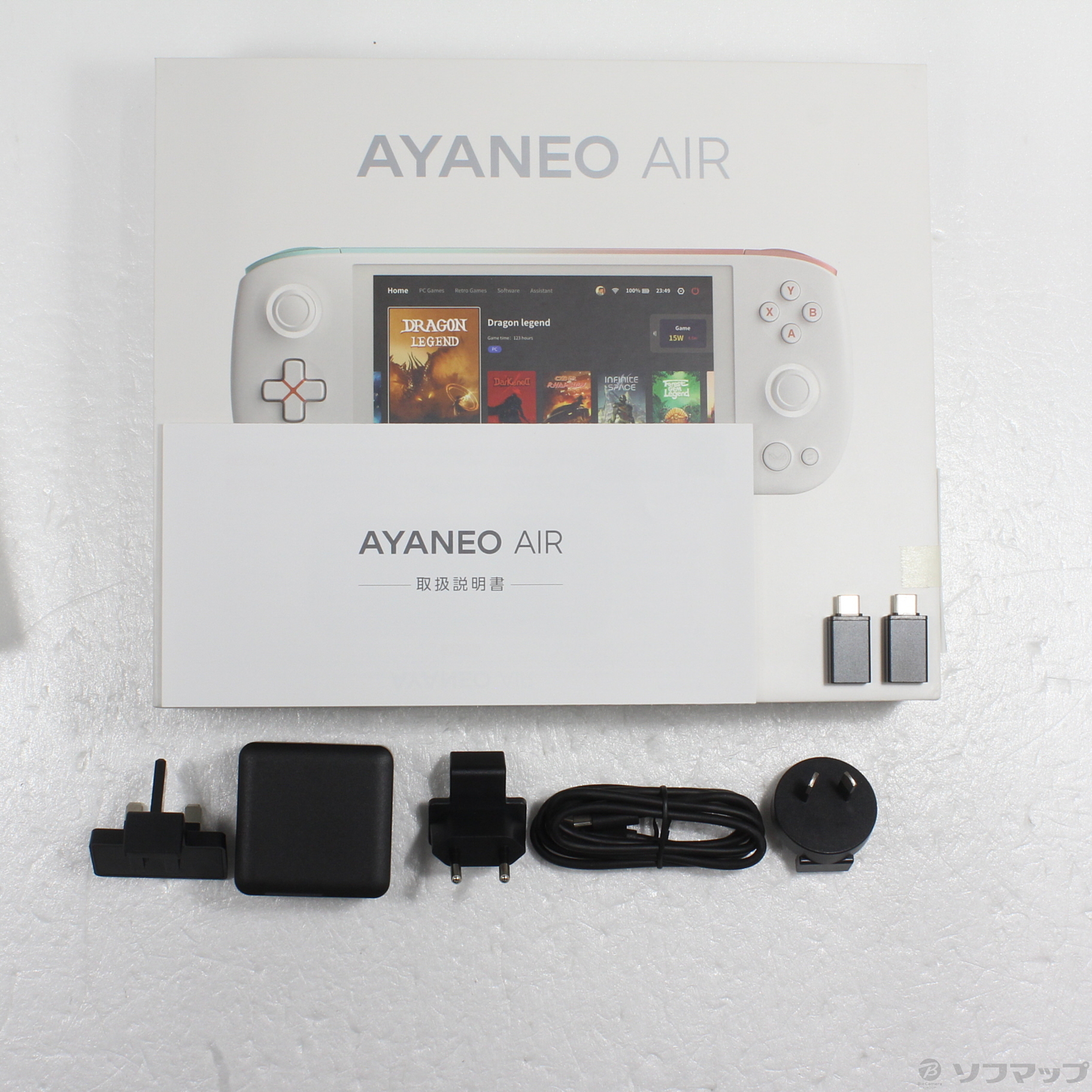 中古】AYANEO AIR STANDARD AYANEO-AIR-SB ポーラブラック ［AMD Ryzen