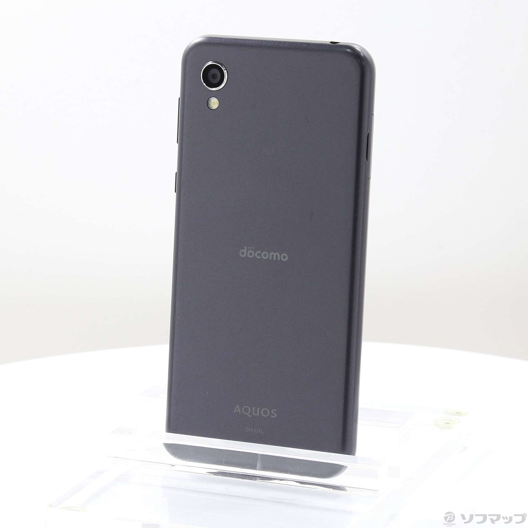 並品)〈SIMフリー〉SHARP AQUOS ケータイ SH-02K 8GB ブルーブラック ...