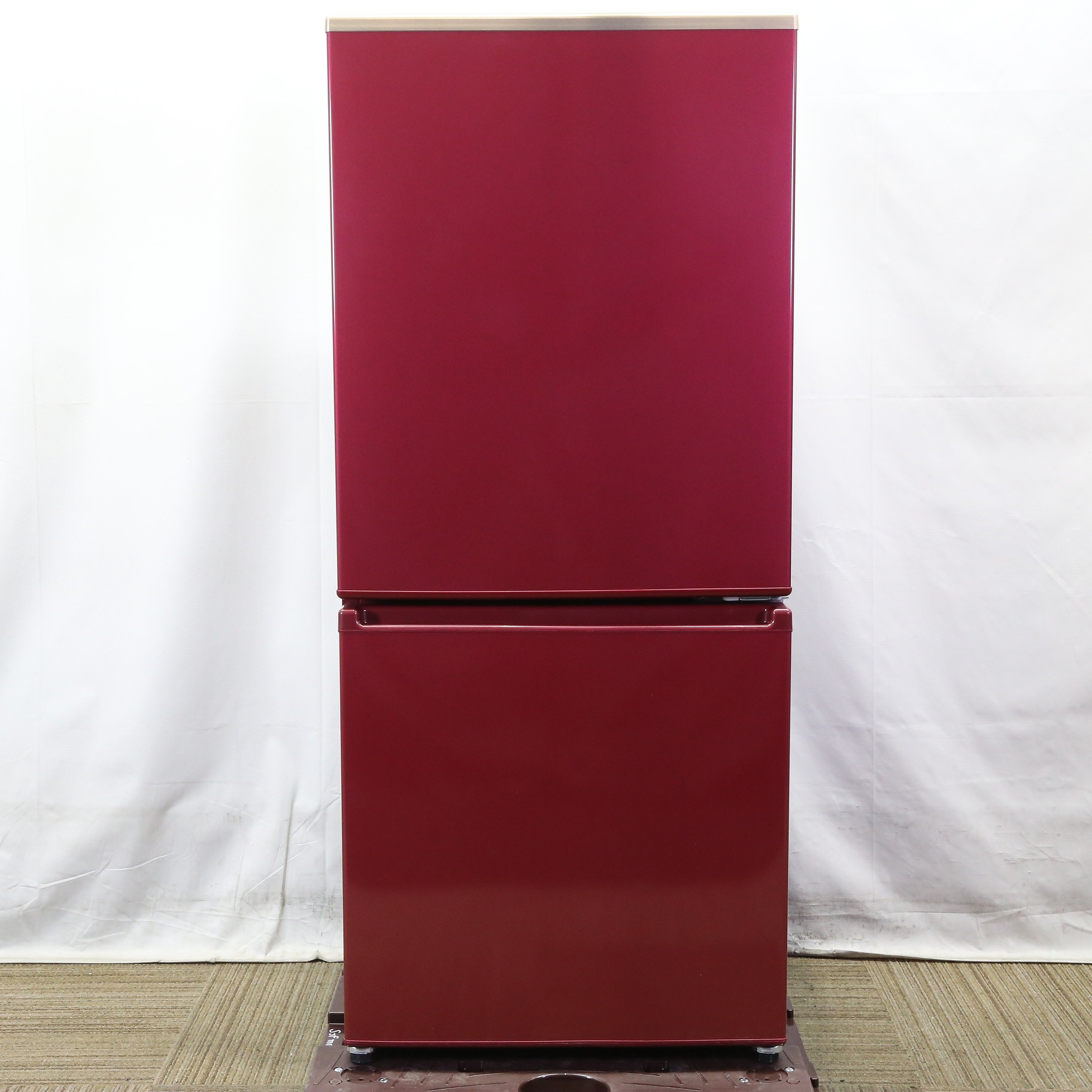 中古】〔展示品〕 冷蔵庫 レッド AQR-17NBK(R) ［幅52.5cm ／168L ／2 