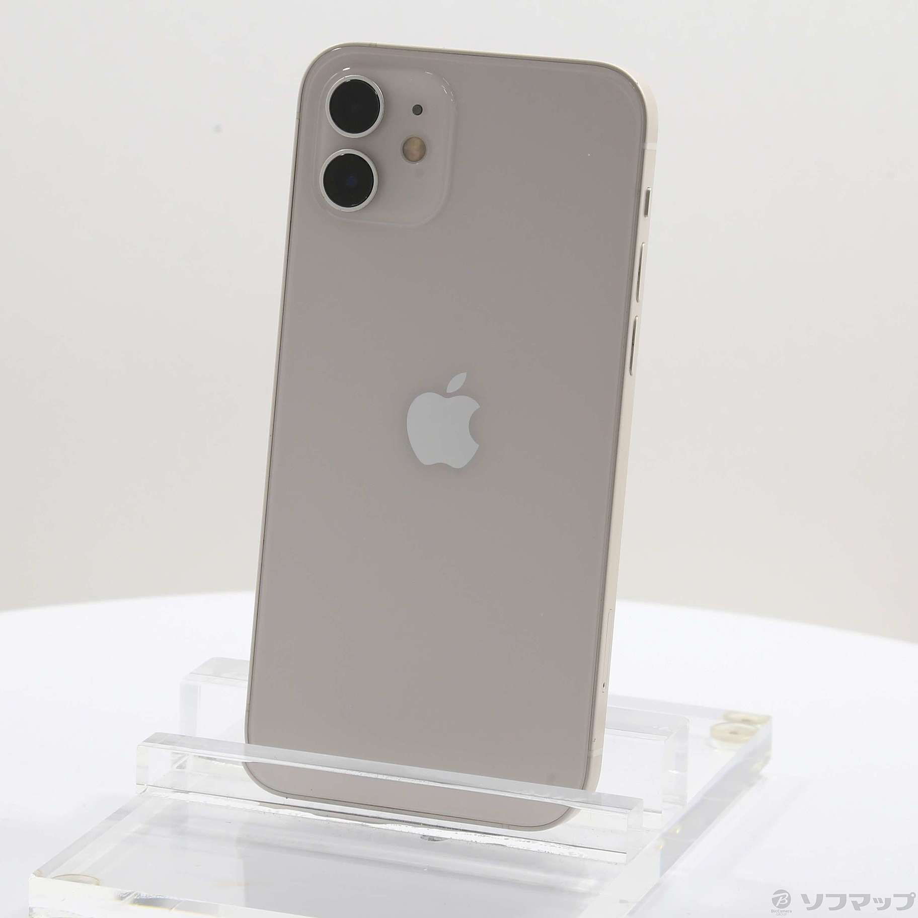 (中古)Apple iPhone12 64GB ホワイト MGHP3J/A SIMフリー(368-ud)