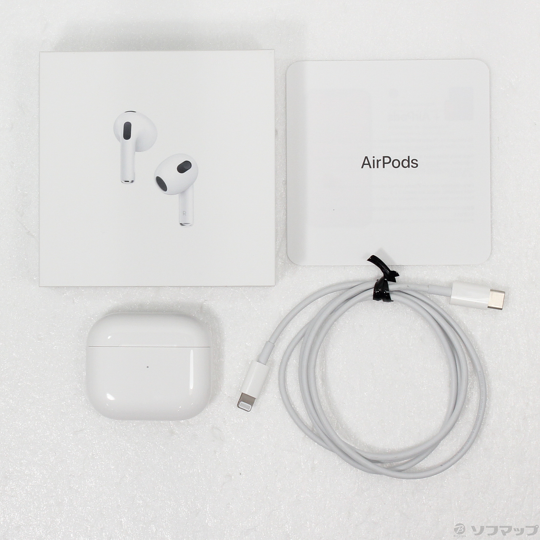 中古】Lightning充電ケース付き AirPods 第3世代 MPNY3J／A