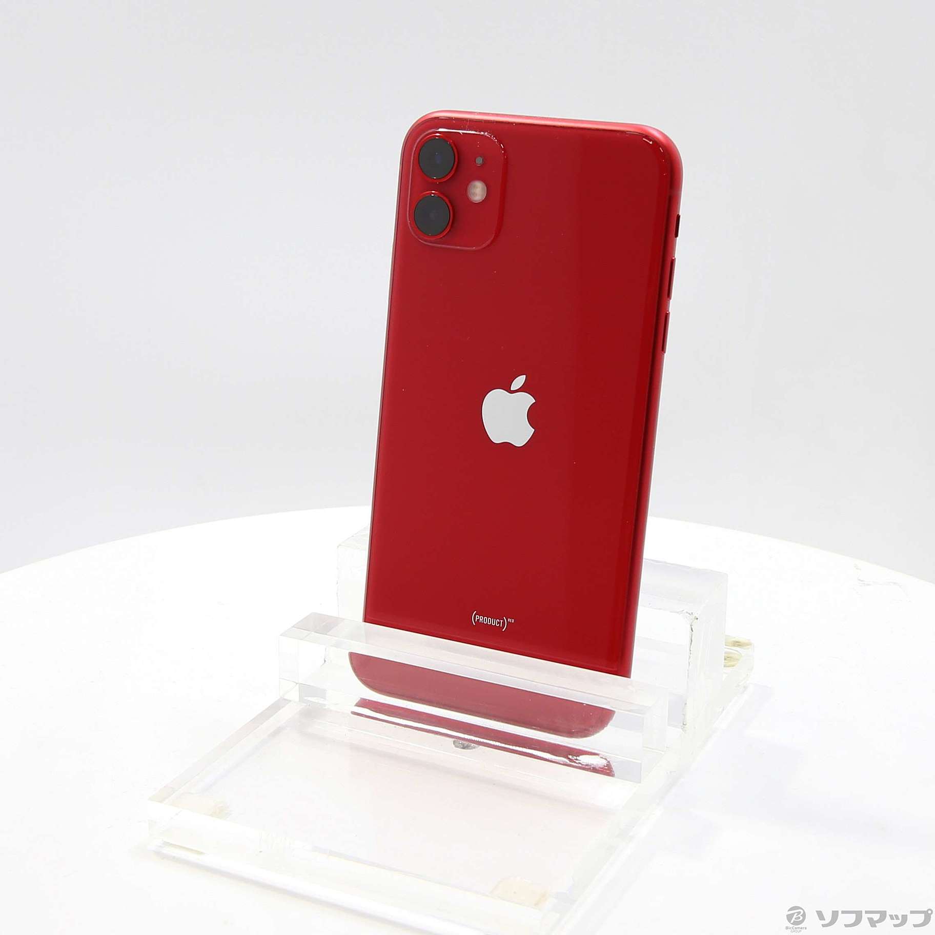 中古)Apple iPhone11 256GB プロダクトレッド MWM92J/A SIM