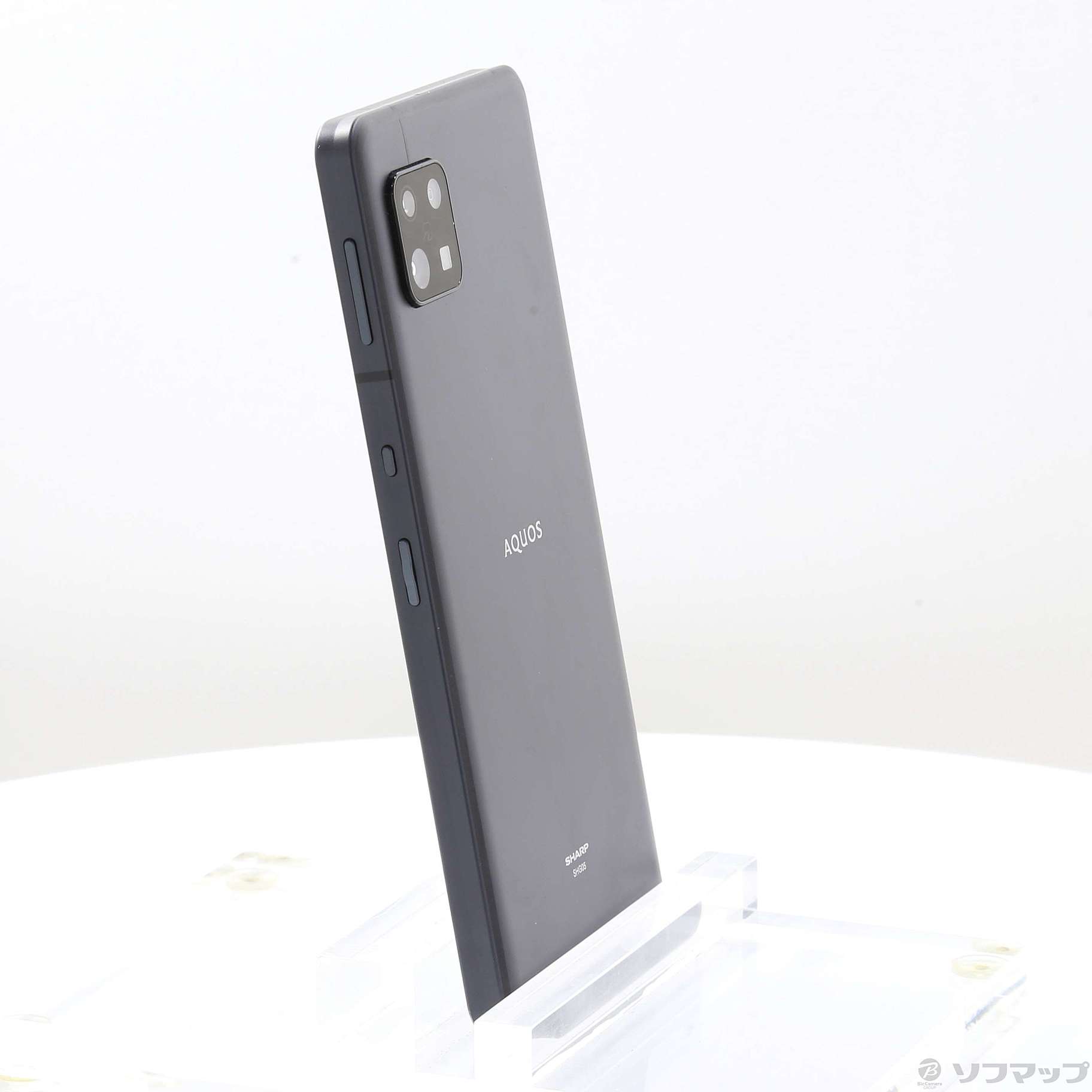 中古】AQUOS sense6 64GB ブラック SHG05 auロック解除SIMフリー