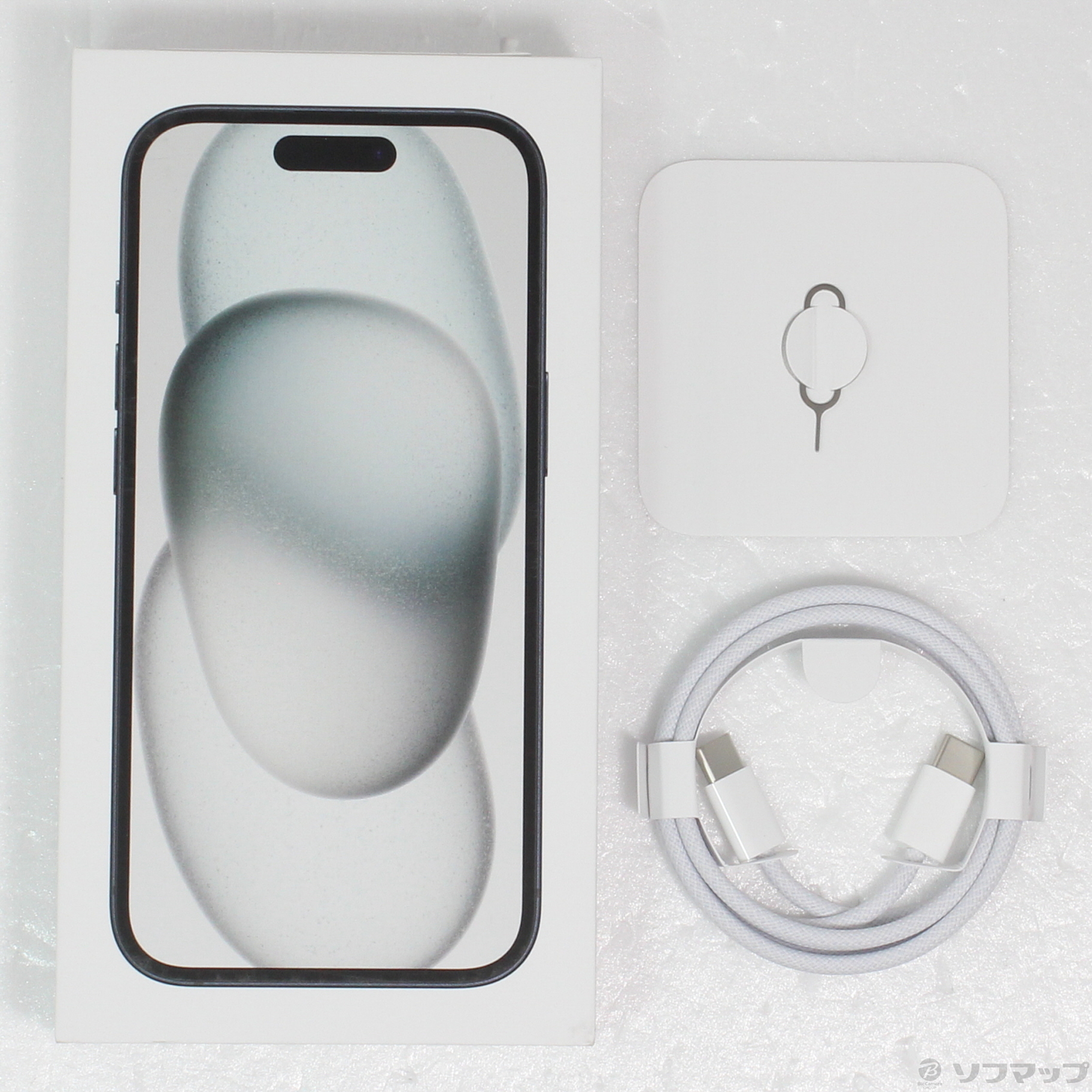 中古】iPhone15 256GB ブラック MTMN3J／A SIMフリー [2133052541554