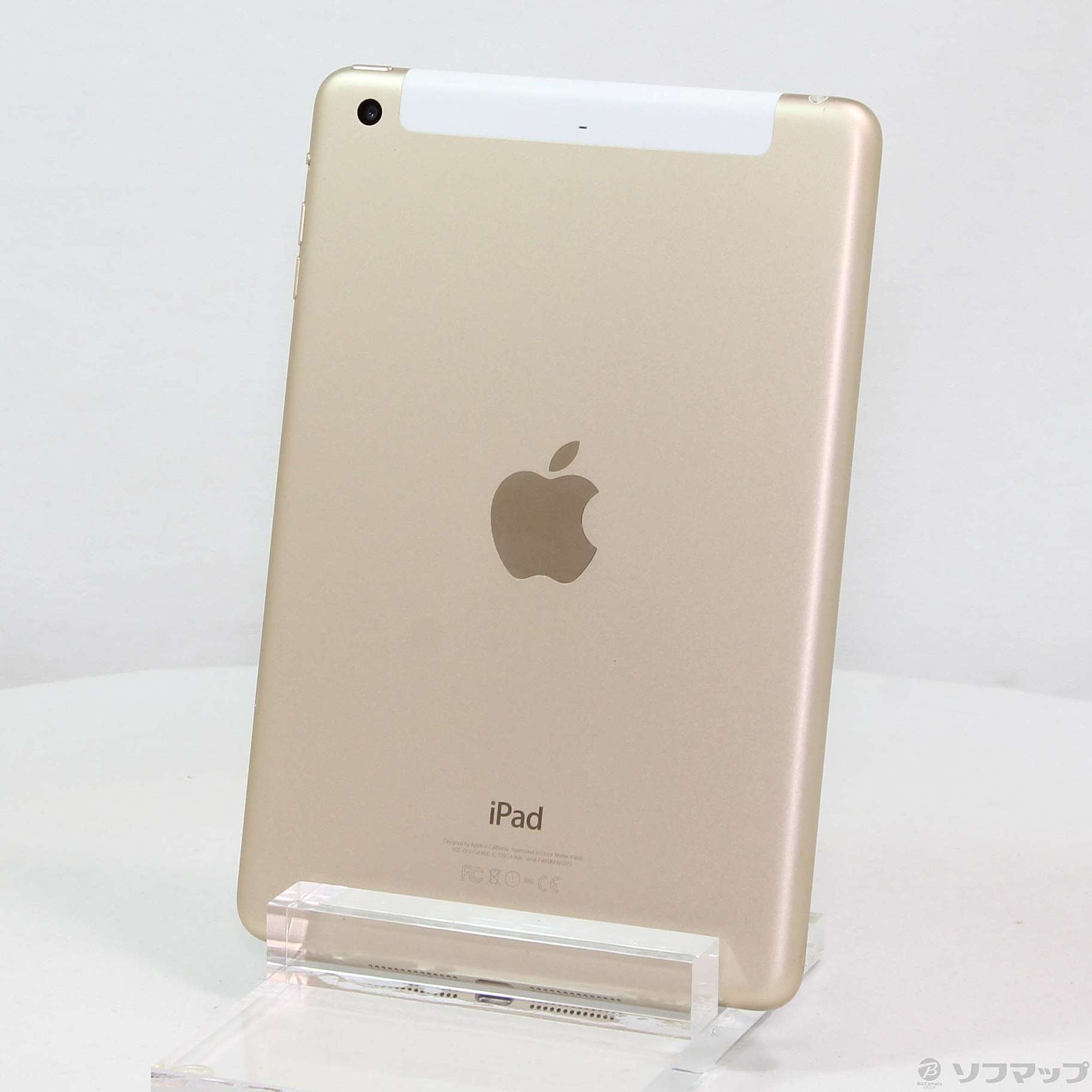 中古】iPad mini 3 16GB ゴールド MGYR2J／A docomo [2133052549116