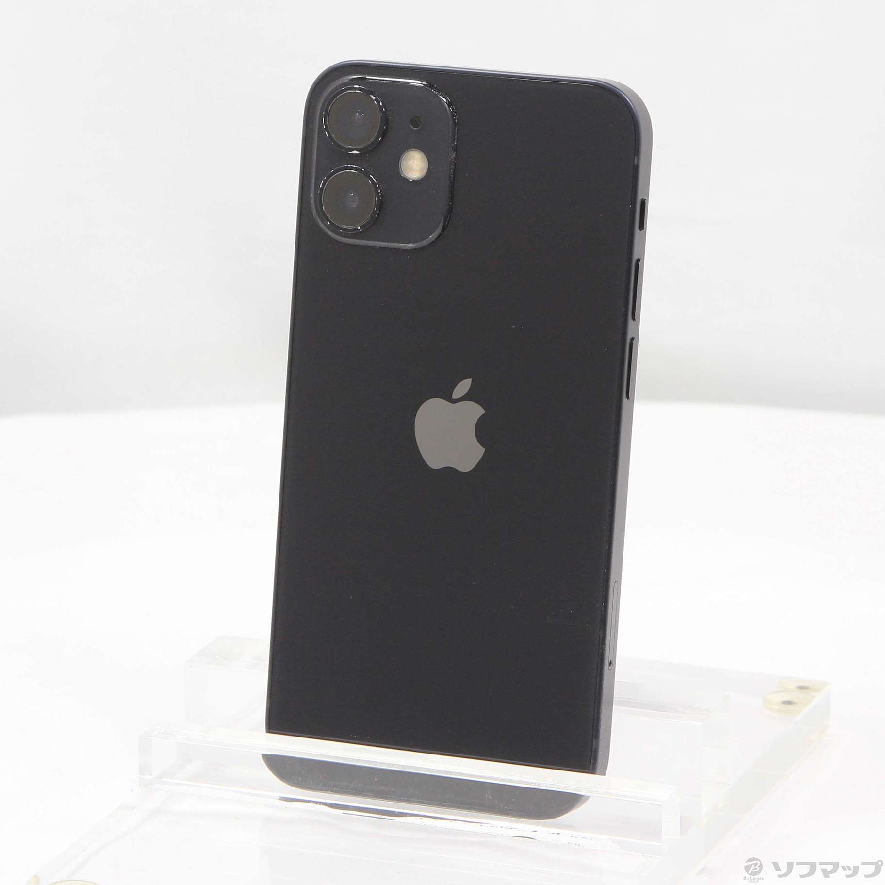 中古】iPhone12 mini 64GB ブラック MGA03J／A SoftBank