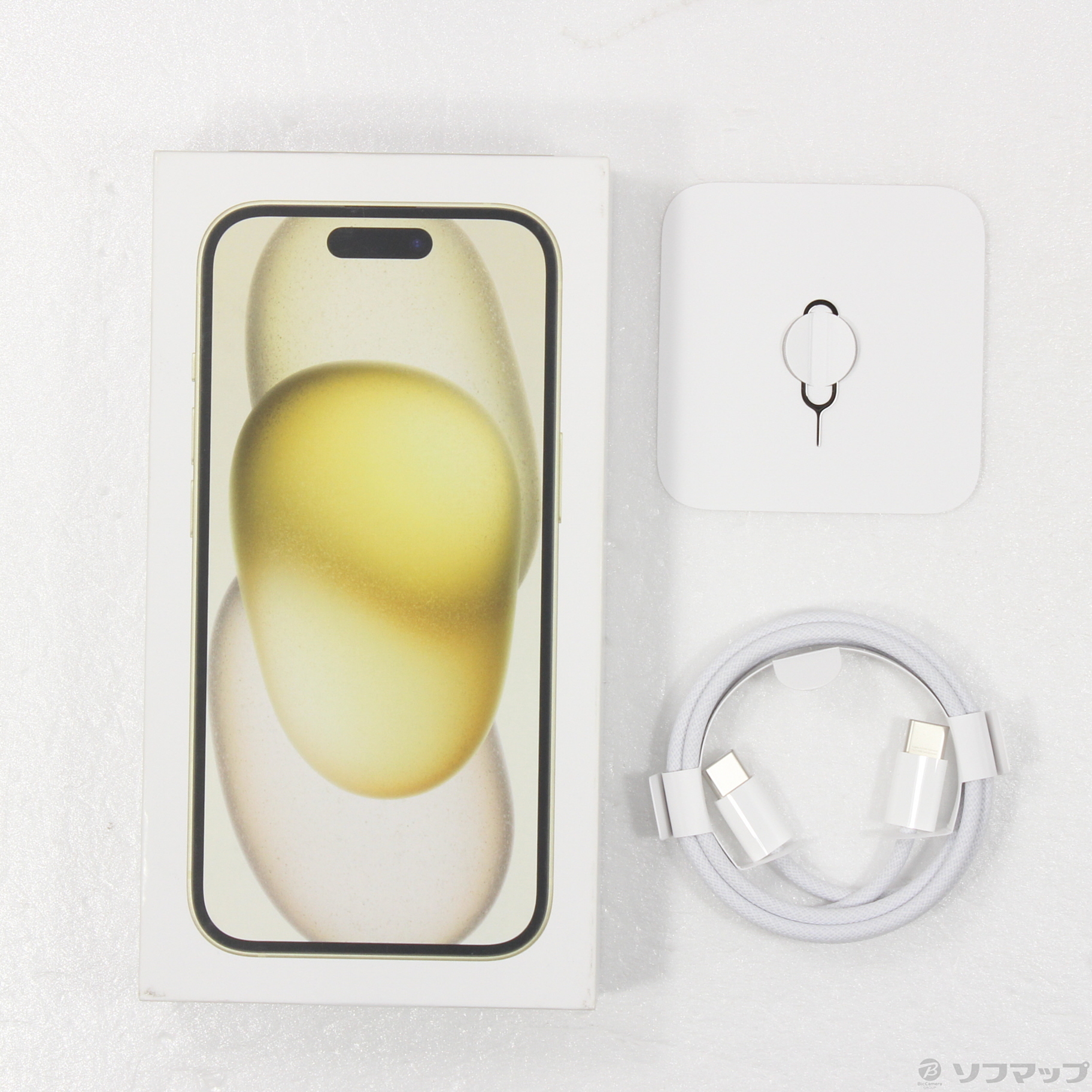 【美品　箱付き】iPhone15 512GB SIMフリー イエロー iPhone 新品未開封 iPhone15 Plus 512GB [黄色/イエロー/Yellow