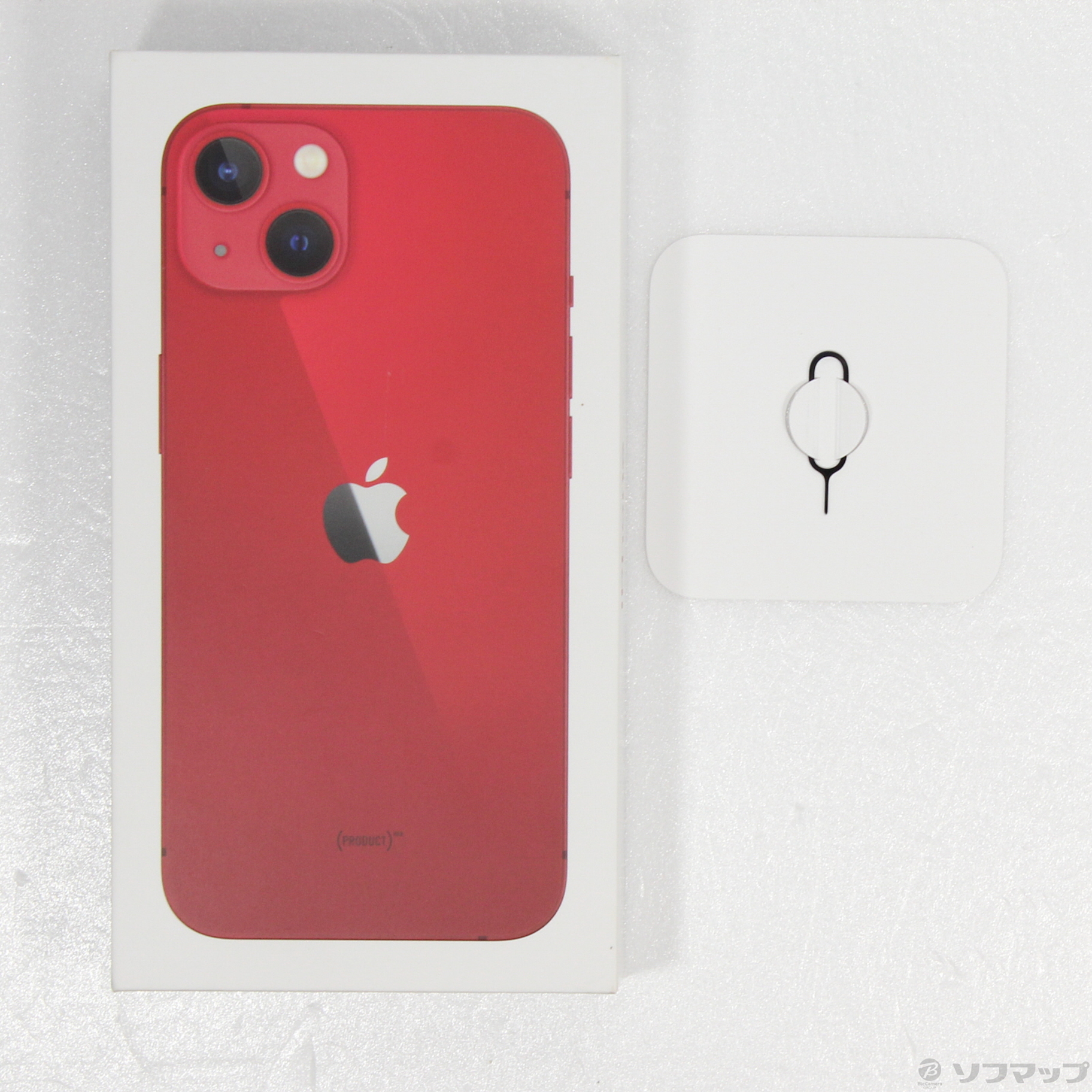 中古】iPhone13 256GB プロダクトレッド MLNL3J／A SIMフリー