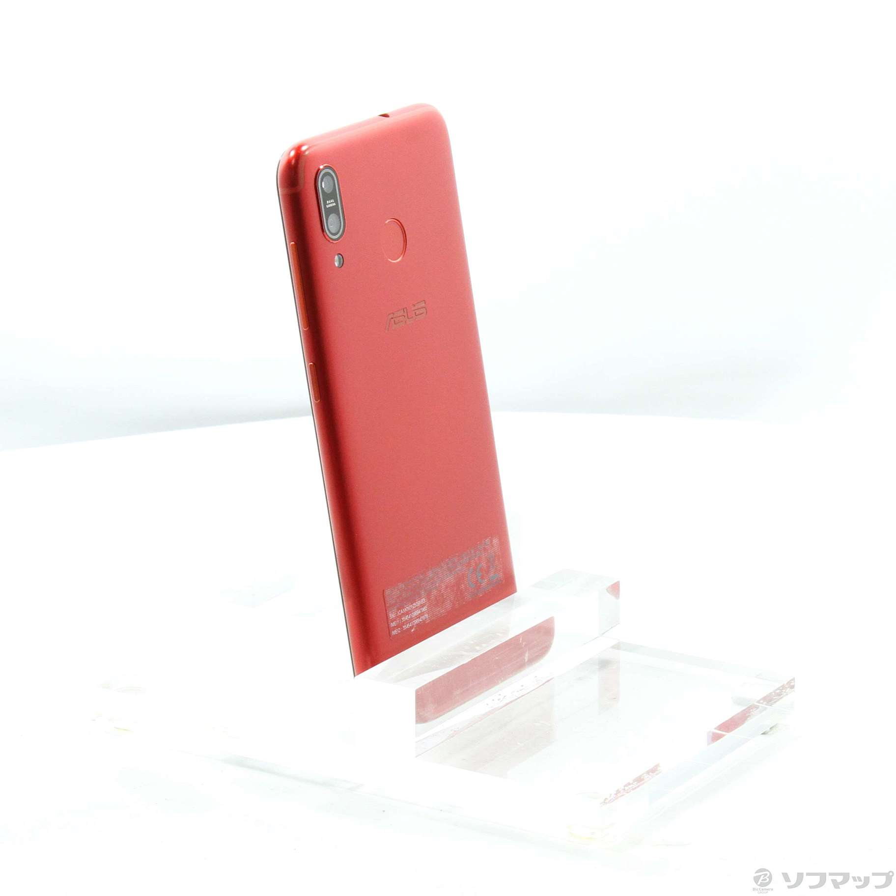 中古】ZenFone Max M1 32GB ルビーレッド ZB555KL-RD32S3 SIMフリー