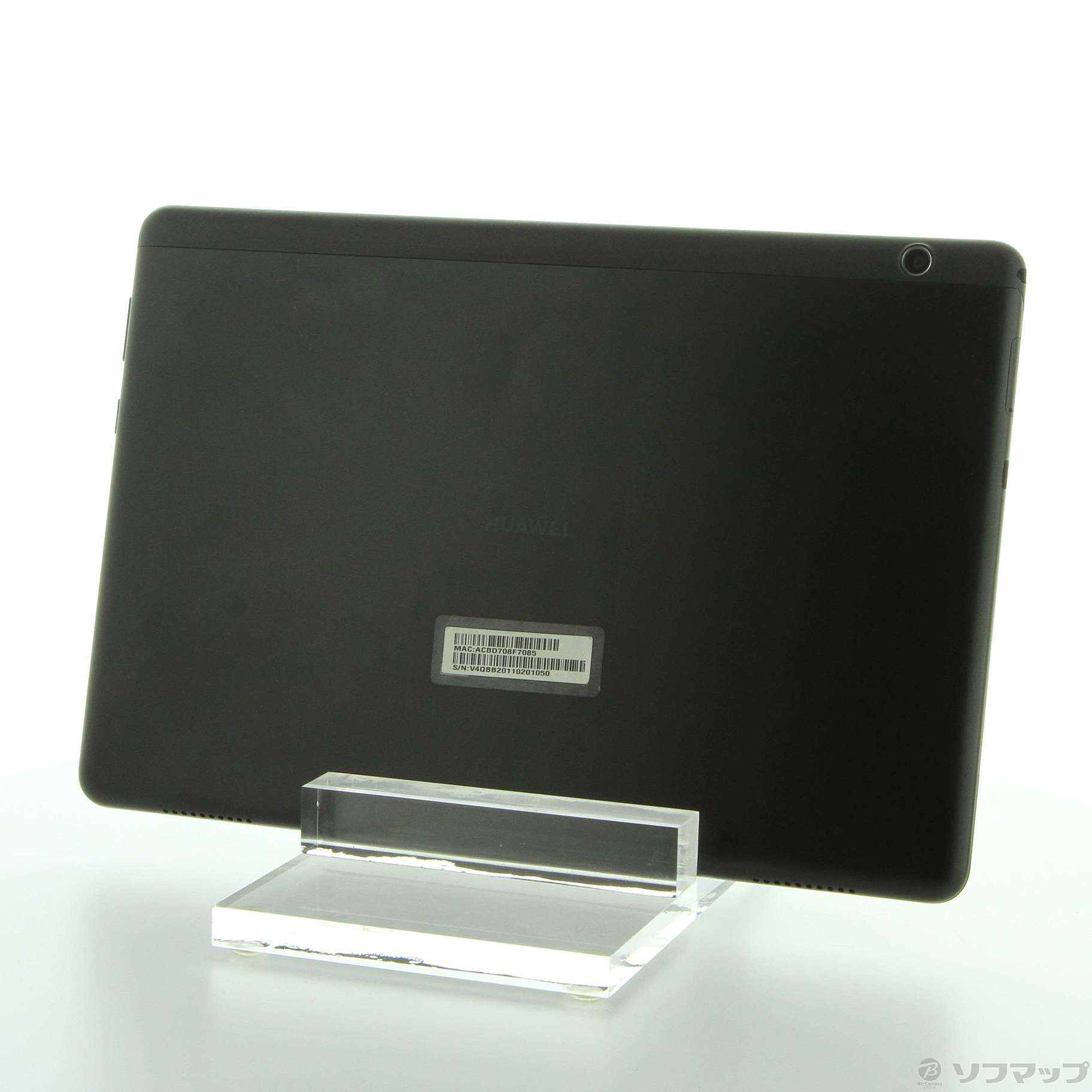 中古】MediaPad T5 10 16GB ブラック AGS2-W09 Wi-Fi ［10.1インチ液晶 