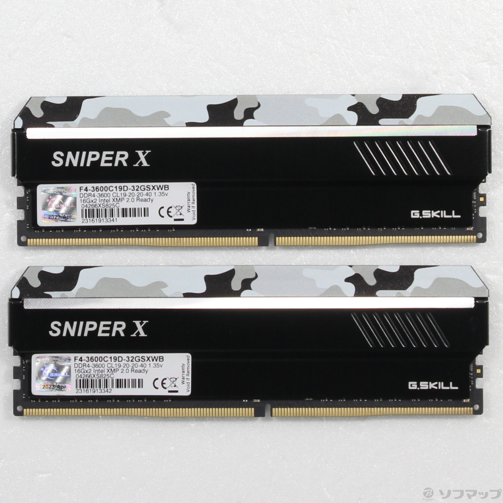 【新品未使用】F4-3600C19D-32GSXWB 16GBx2 PCメモリ Amazon | G.Skill Sniper X F4-3600C19D-32GSXWB (DDR4-3600