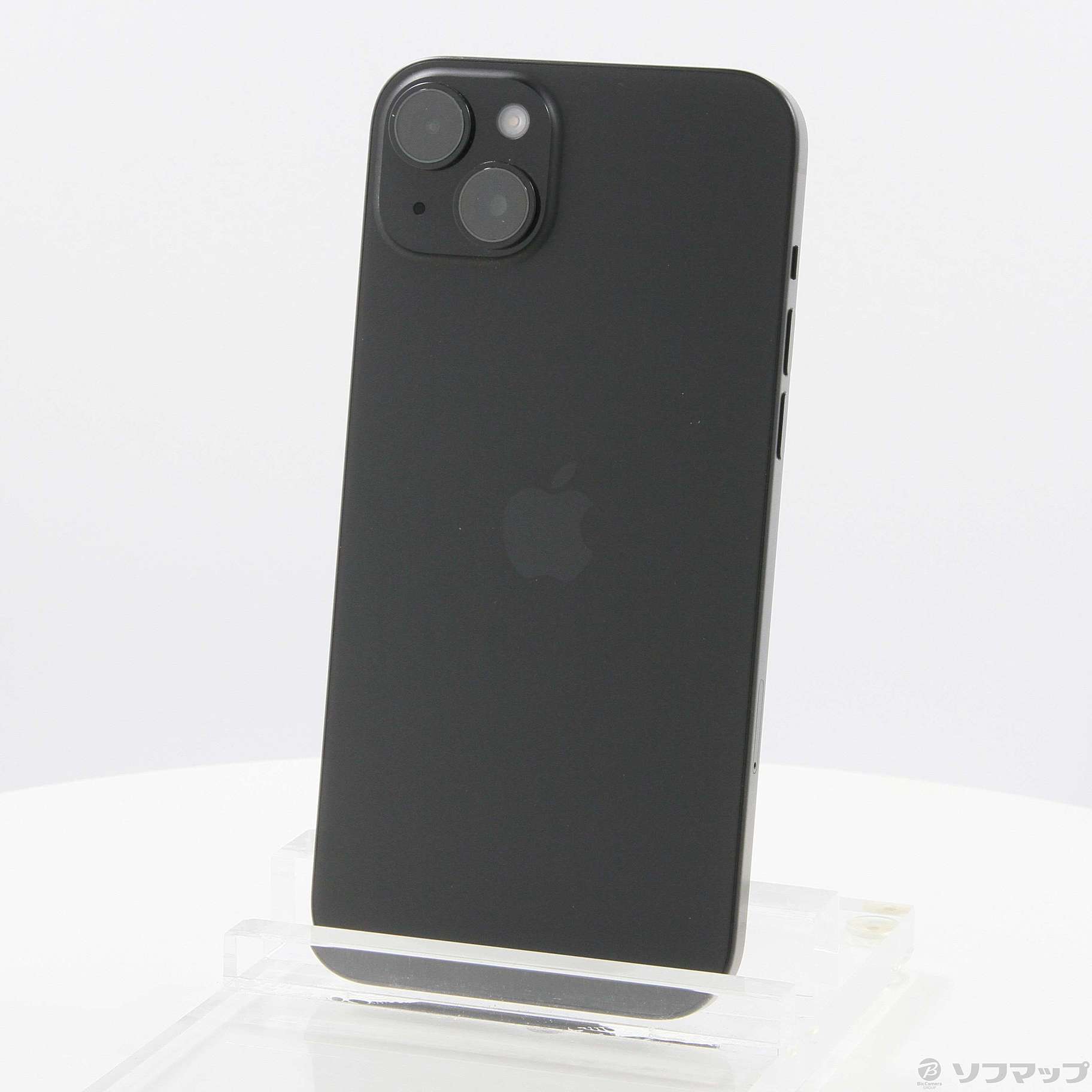 中古】iPhone15 Plus 128GB ブラック MU083J／A SIMフリー 