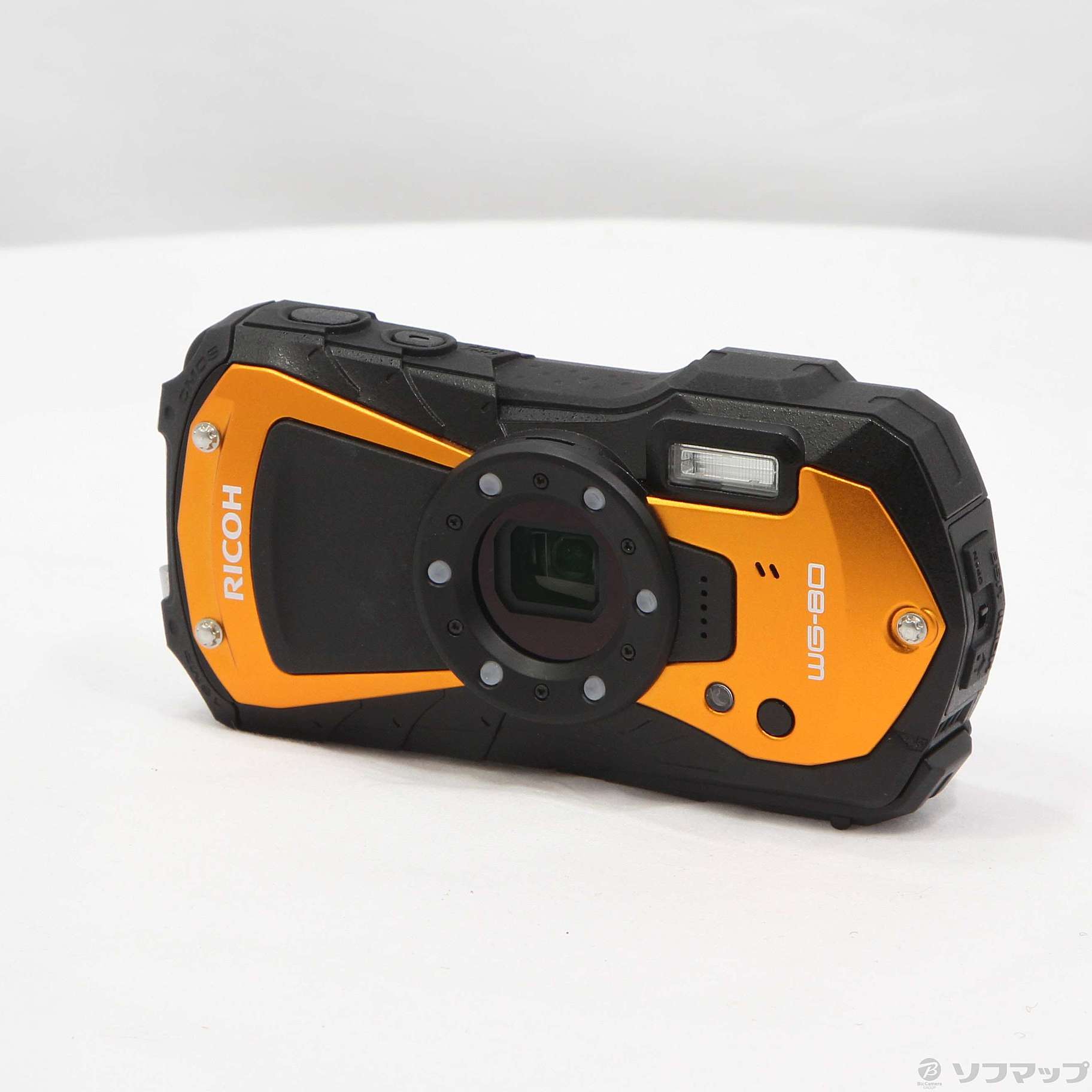 中古】〔展示品〕 RICOH WG-80 オレンジ [2133052569619] - リコレ