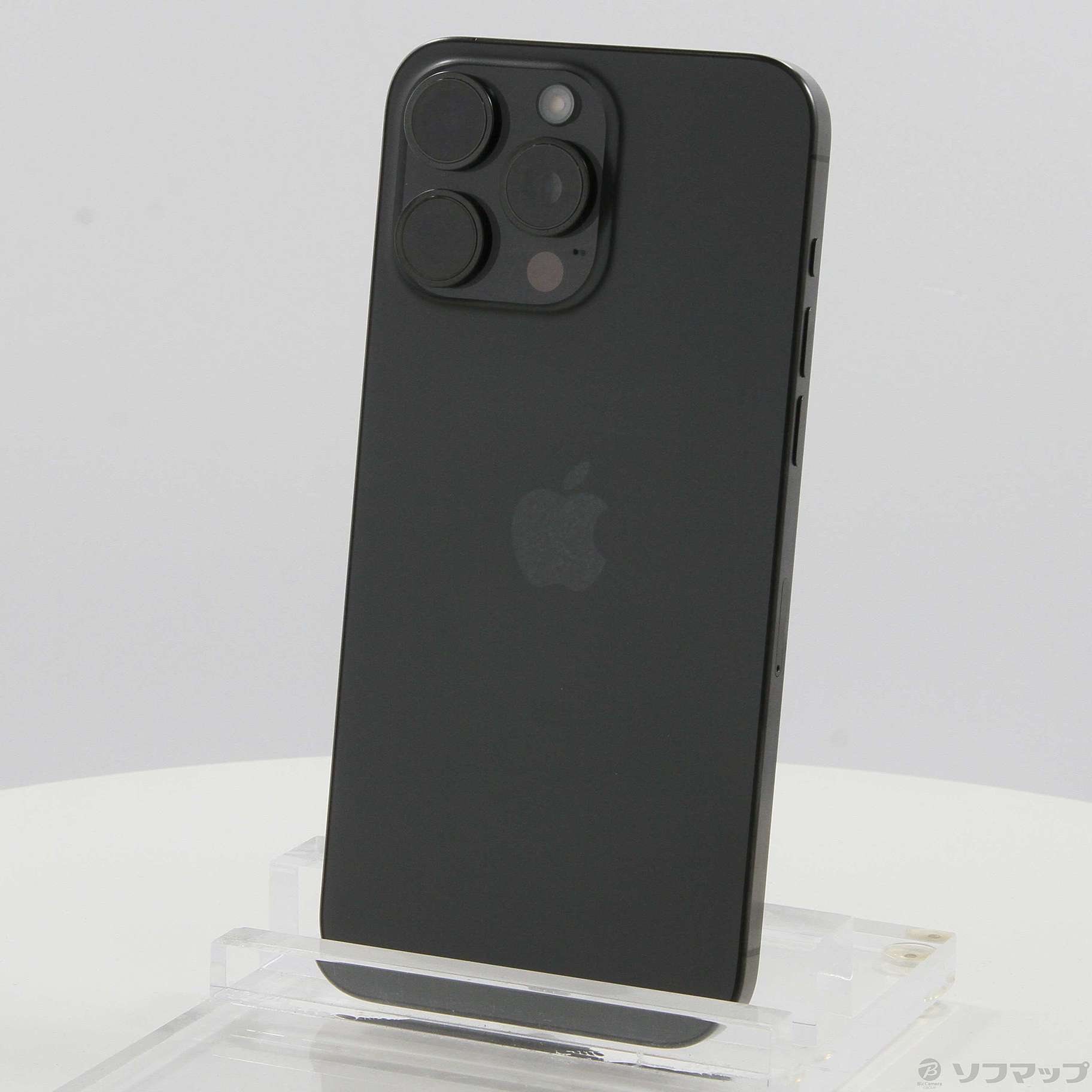 中古】iPhone15 Pro Max 256GB ブラックチタニウム MU6P3J／A SIM