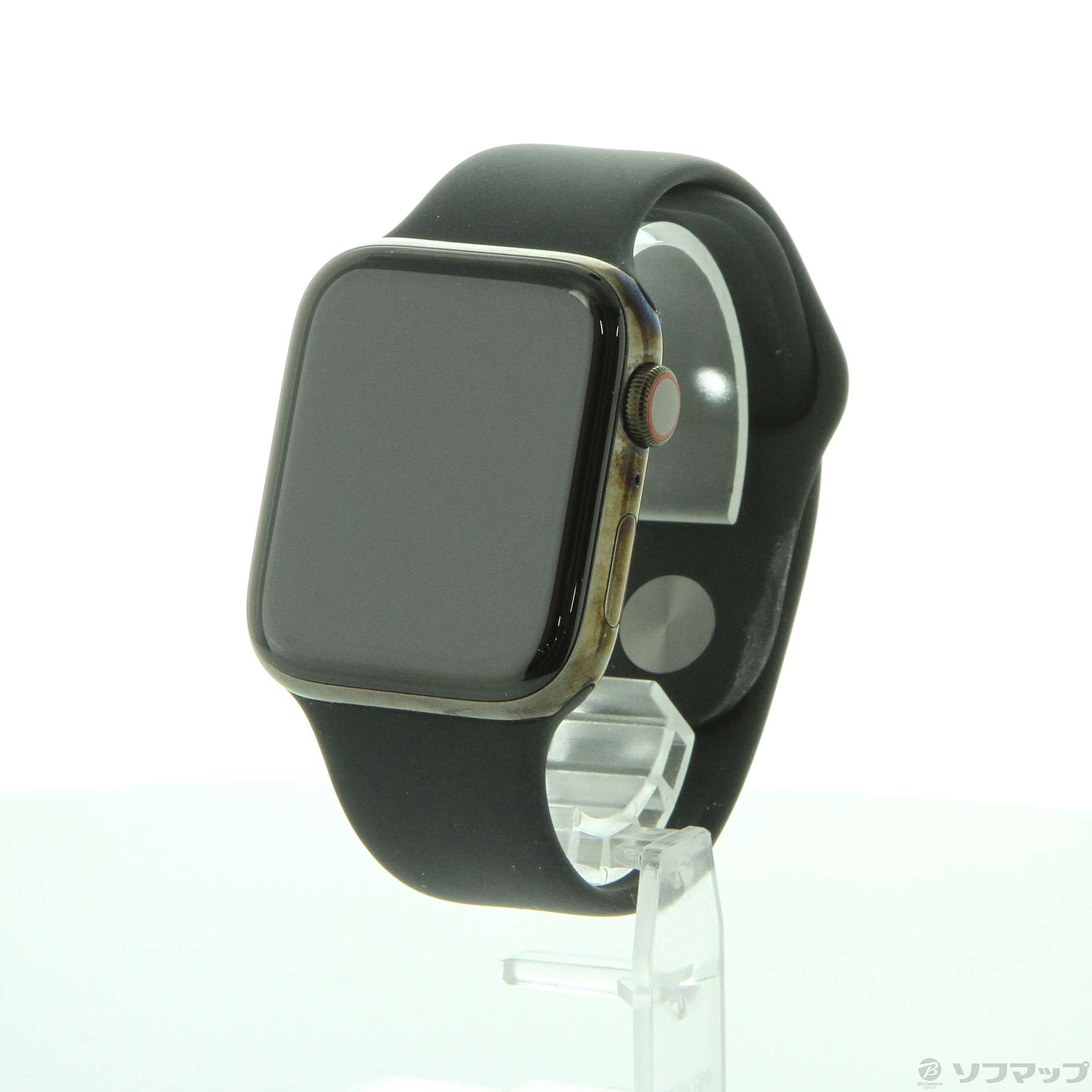 中古】Apple Watch Series 6 GPS + Cellular 44mm グラファイトステンレススチールケース ブラックスポーツバンド  [2133052588108] - リコレ！|ビックカメラグループ ソフマップの中古通販サイト