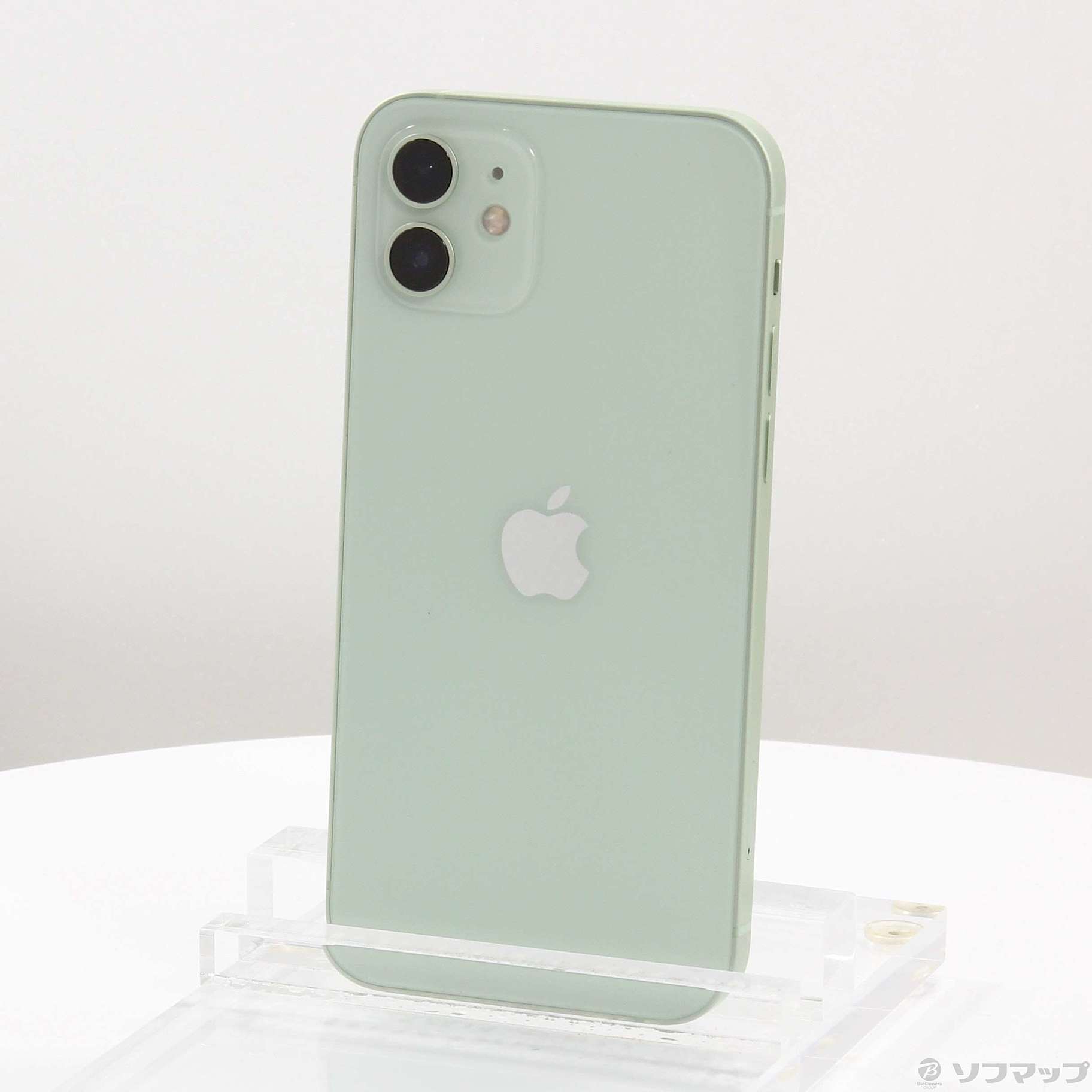 (中古)Apple iPhone12 64GB グリーン MGHT3J/A SIMフリー(384-ud)