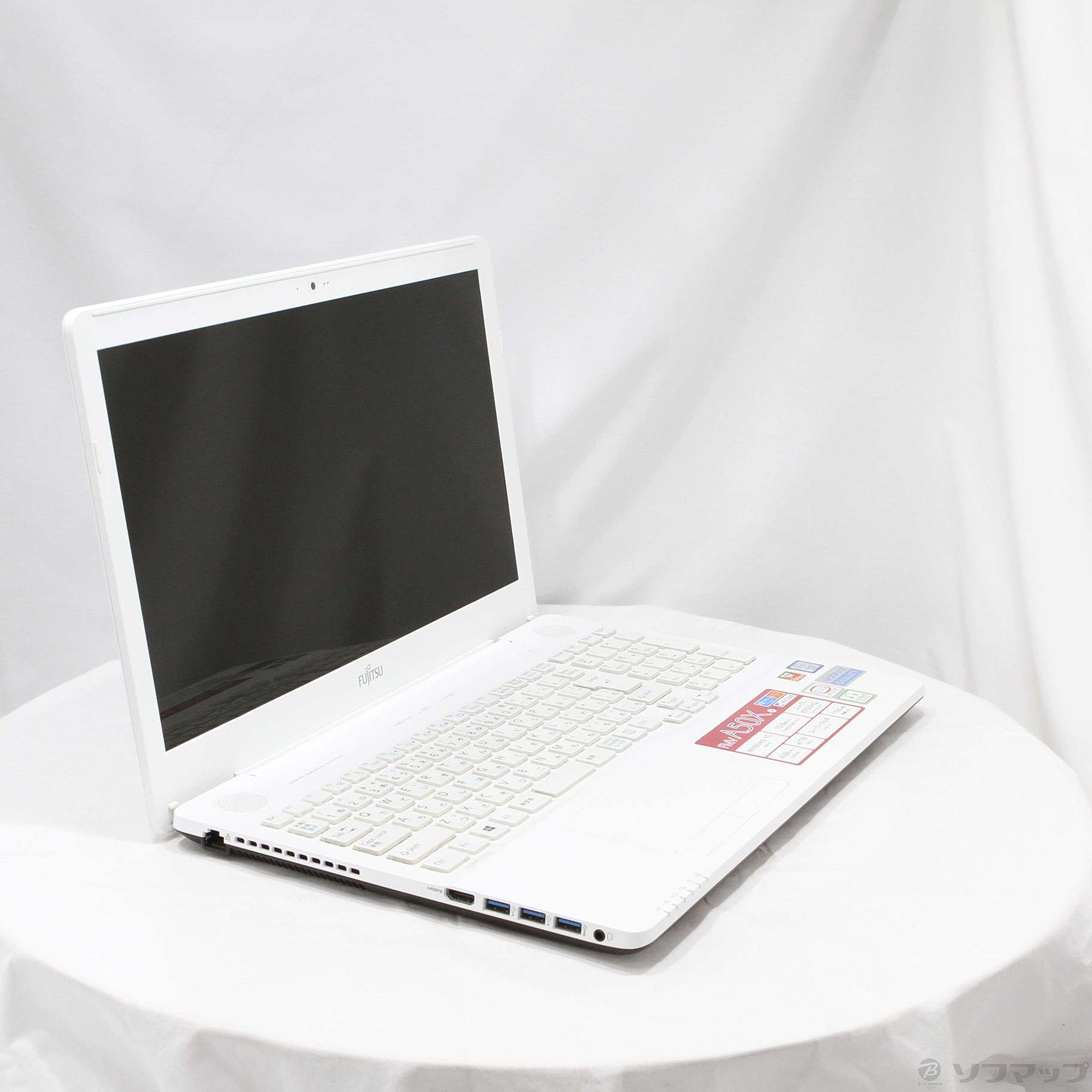 富士通 LIFEBOOK AH50/X 15.6型 ノートパソコン アーバンホワイト FMVA50XWP