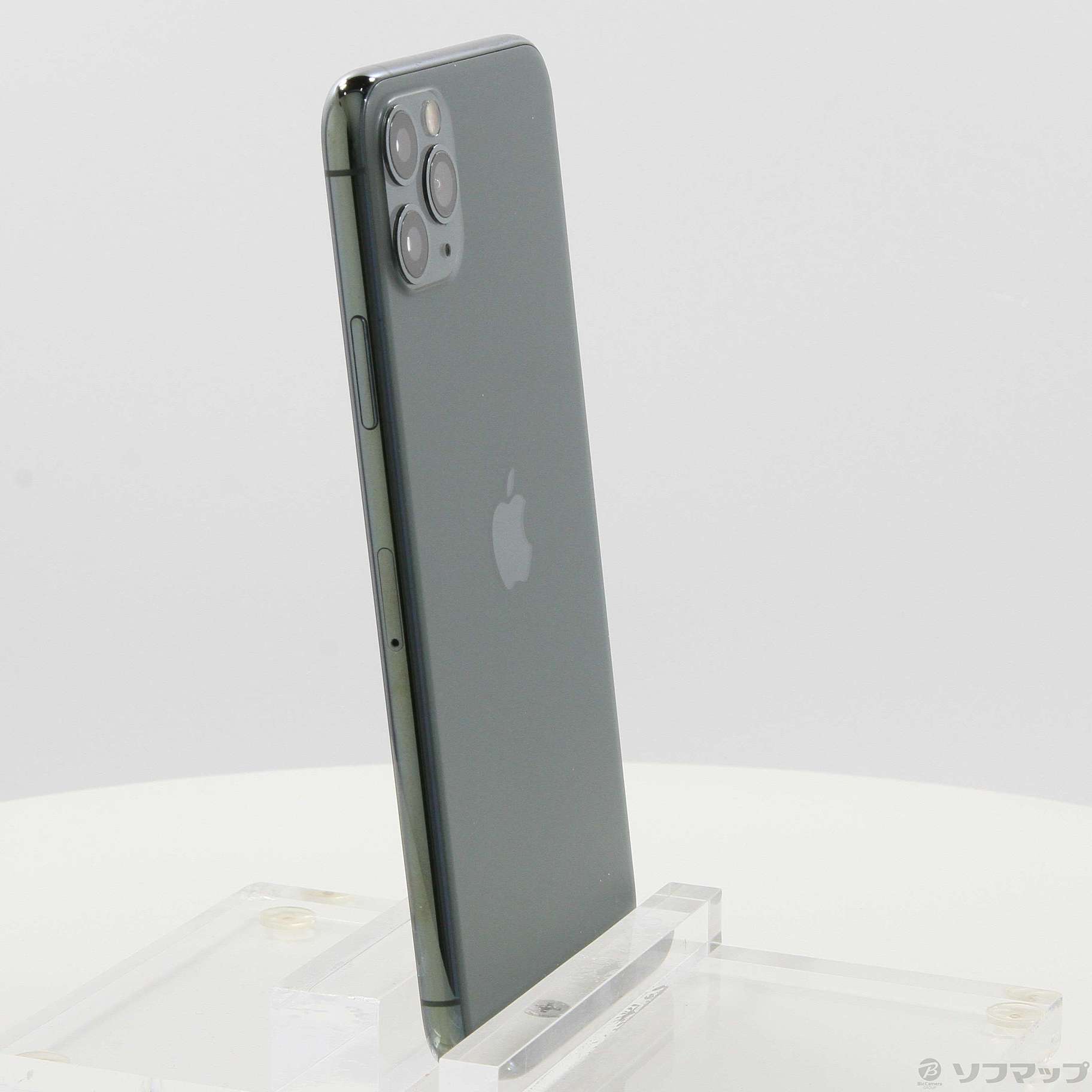 中古】iPhone11 Pro Max 256GB ミッドナイトグリーン NWHM2J／A