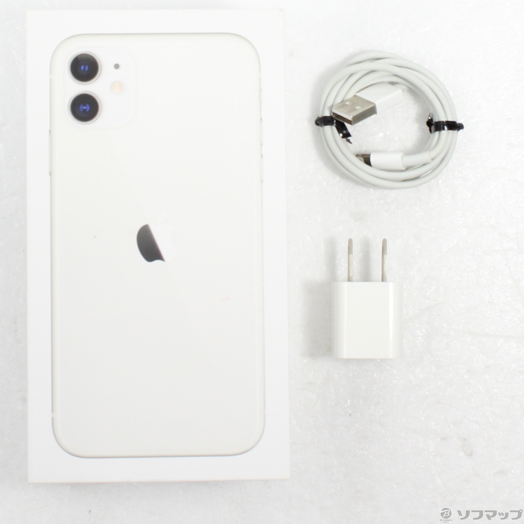 中古】iPhone11 64GB ホワイト MWLU2J／A SIMフリー [2133052632085 