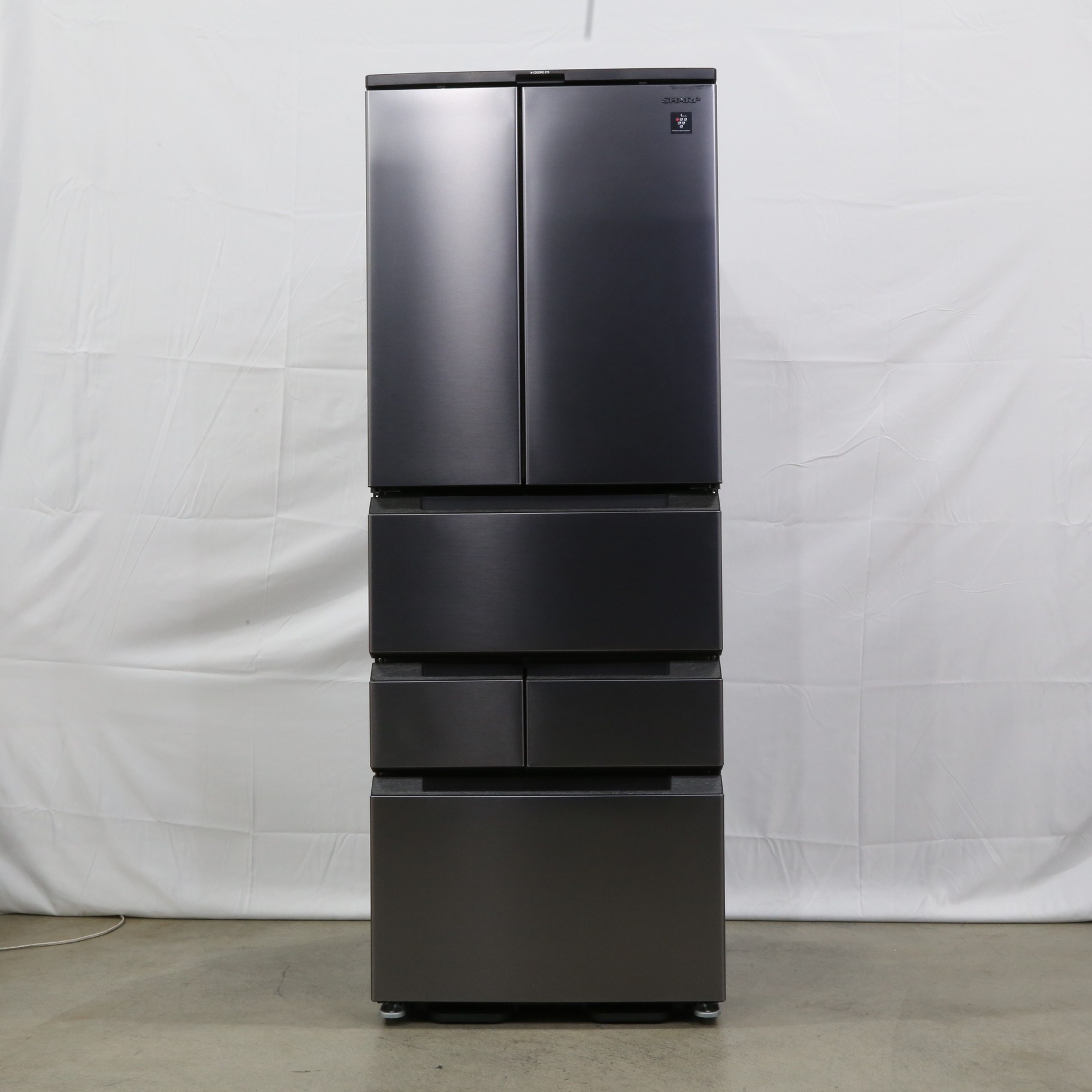 中古】〔展示品〕 プラズマクラスター冷蔵庫 ラスティックダークメタル