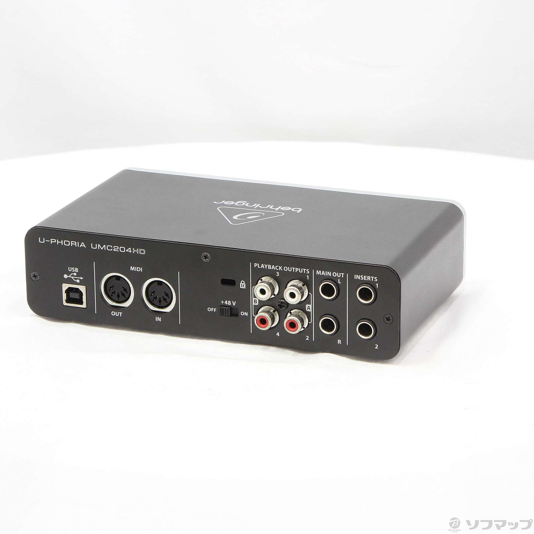 behringer UMC204HD オーディオインターフェース 中古 中古】U-PHORIA UMC204HD [2133052648697] - リコレ