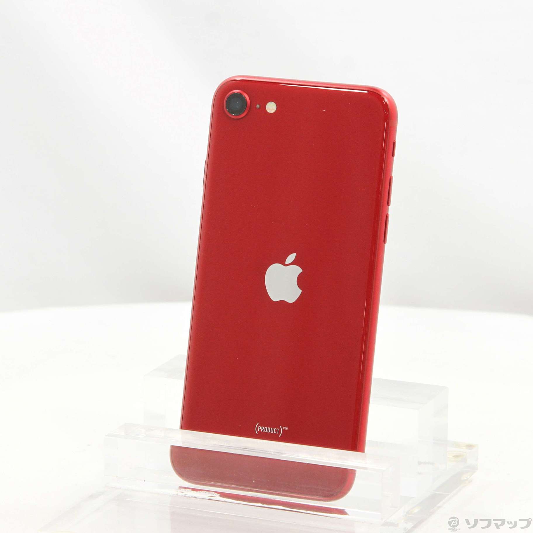 (中古)Apple iPhone SE 第3世代 128GB プロダクトレッド MMYH3J/A SIMフリー(196-ud)