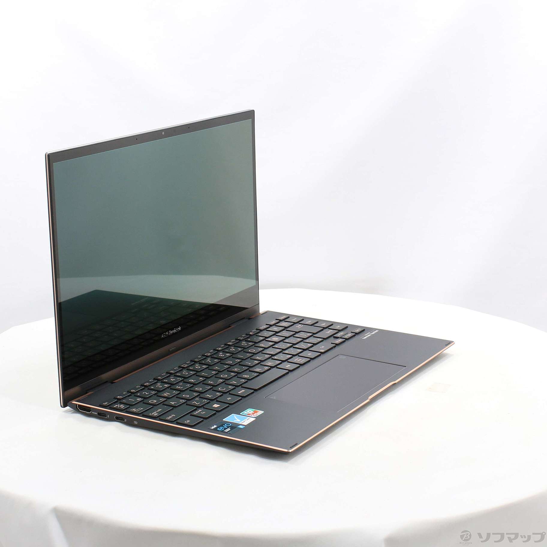 中古】ZenBook Flip S UX371EA UX371EA-HL003TS ジェードブラック 