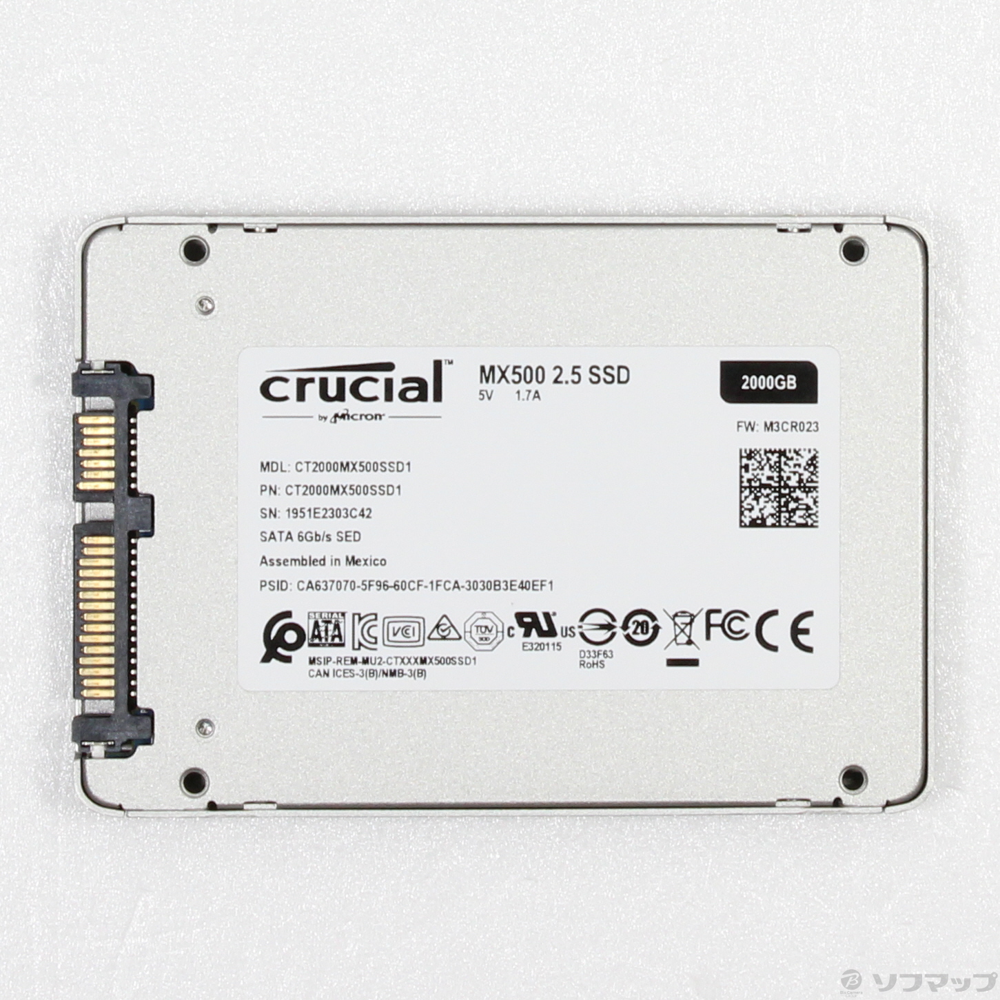 中古品】crucial CT2000MX500SSD1/JP 中古】Crucial MX500